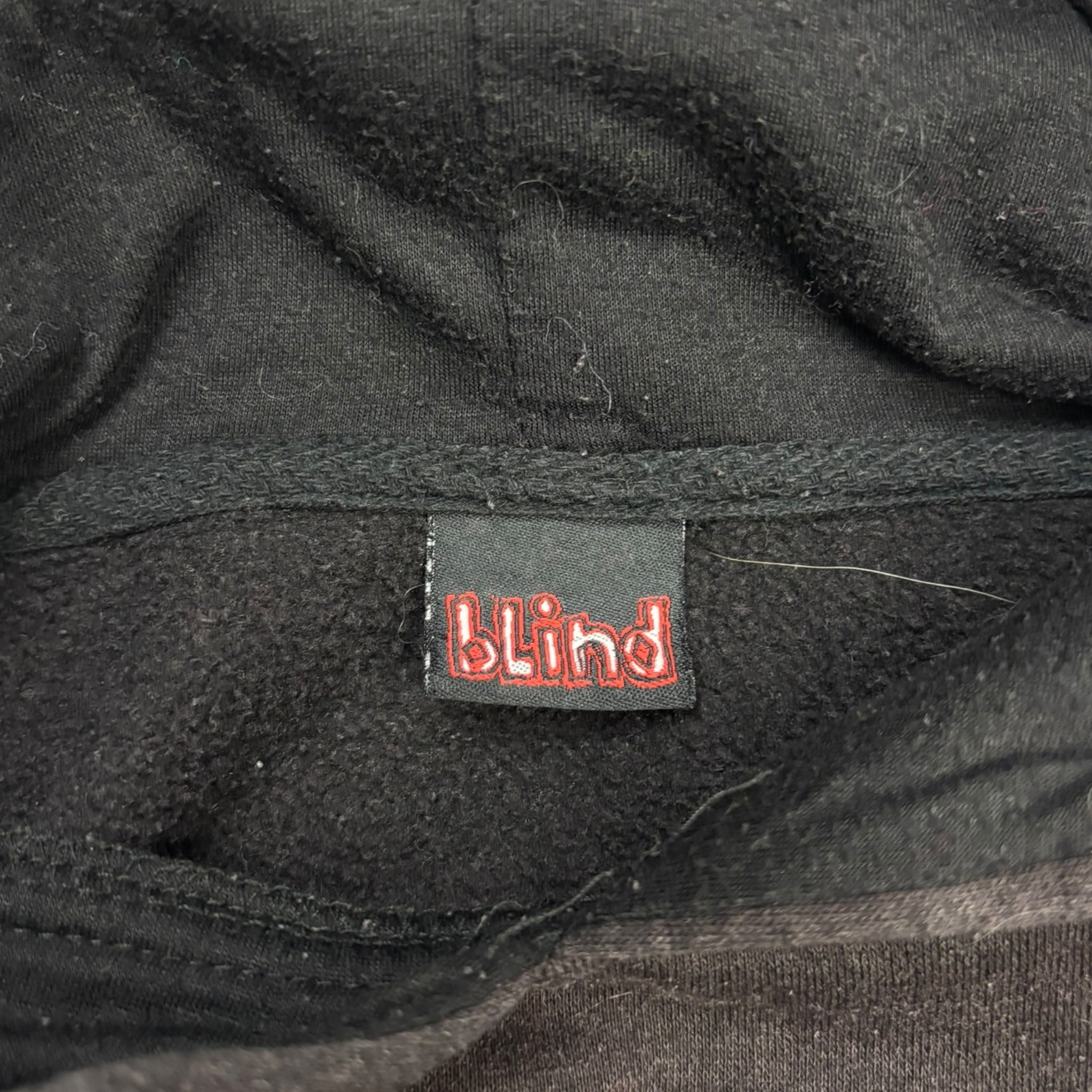 Vintage Blind Skateboards Flame Logo Hoodie Faded