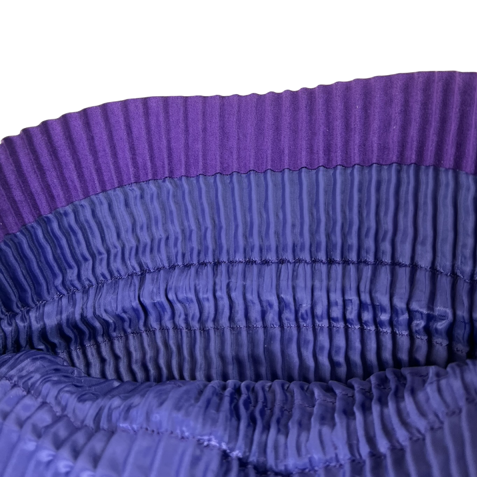 Issey Miyake Pleats Please Jaw String Backpack Purple