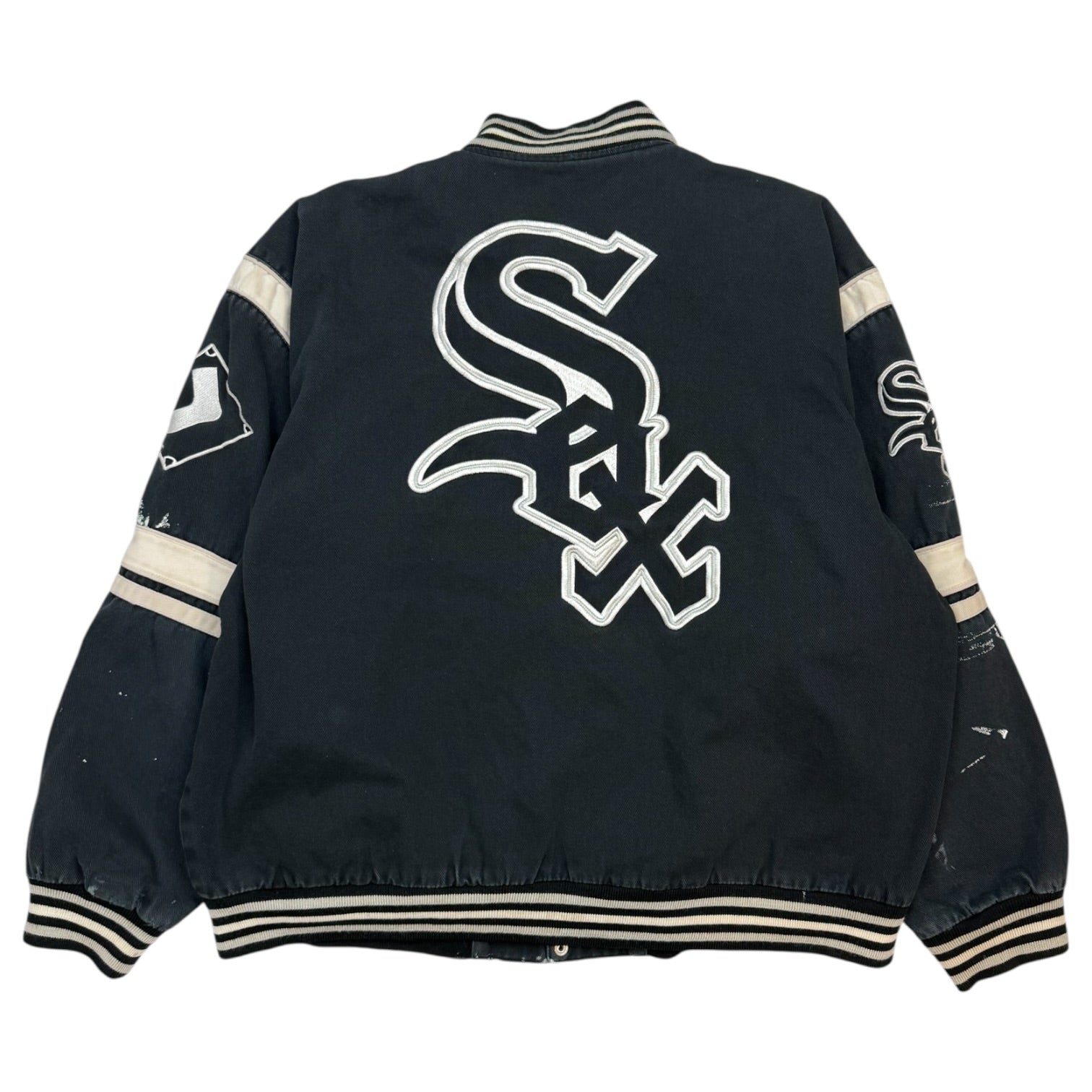 Vintage Chicago White Sox Jeff Hamilton Jacket Black