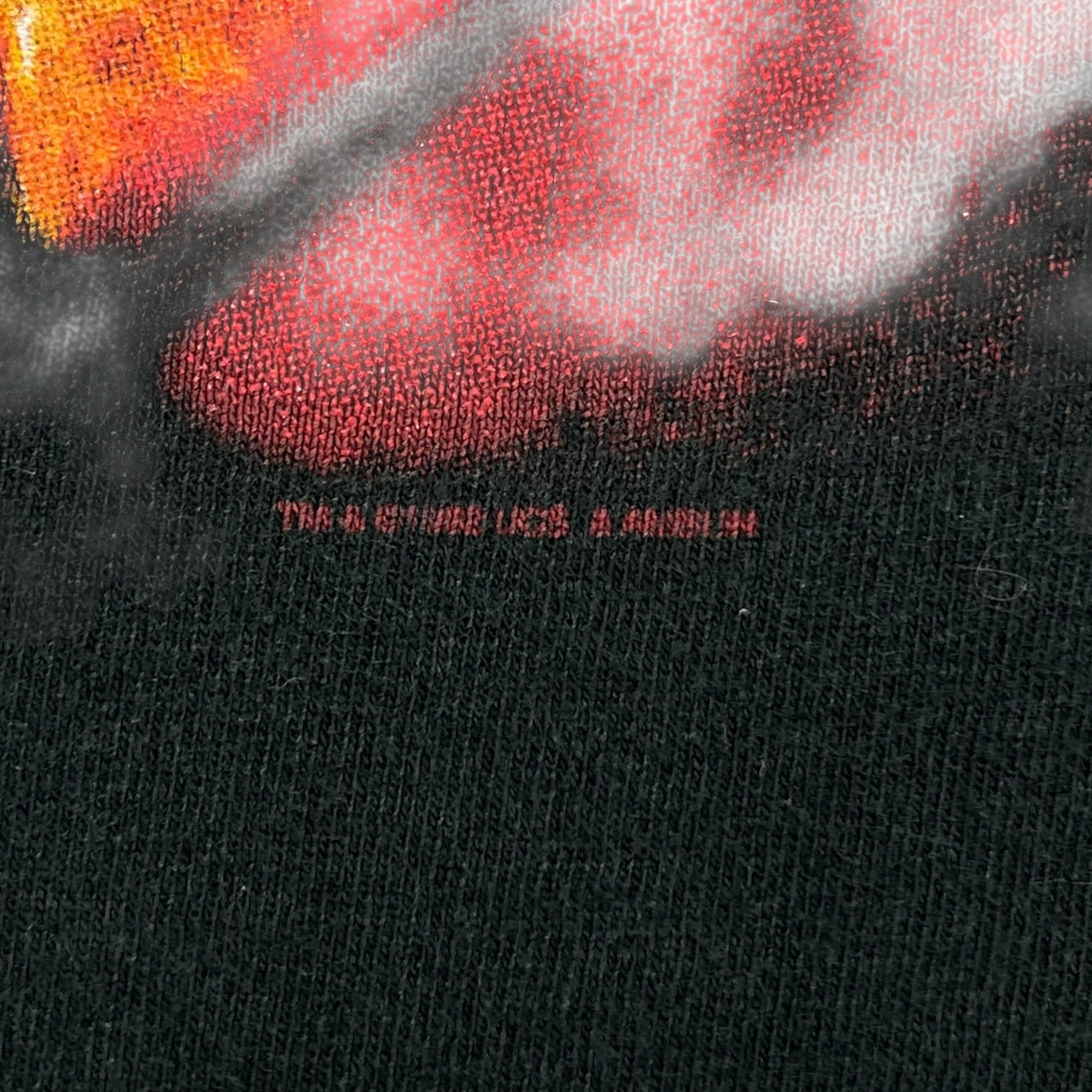 1996 Back to the Future Universal Promo T-Shirt Faded Black