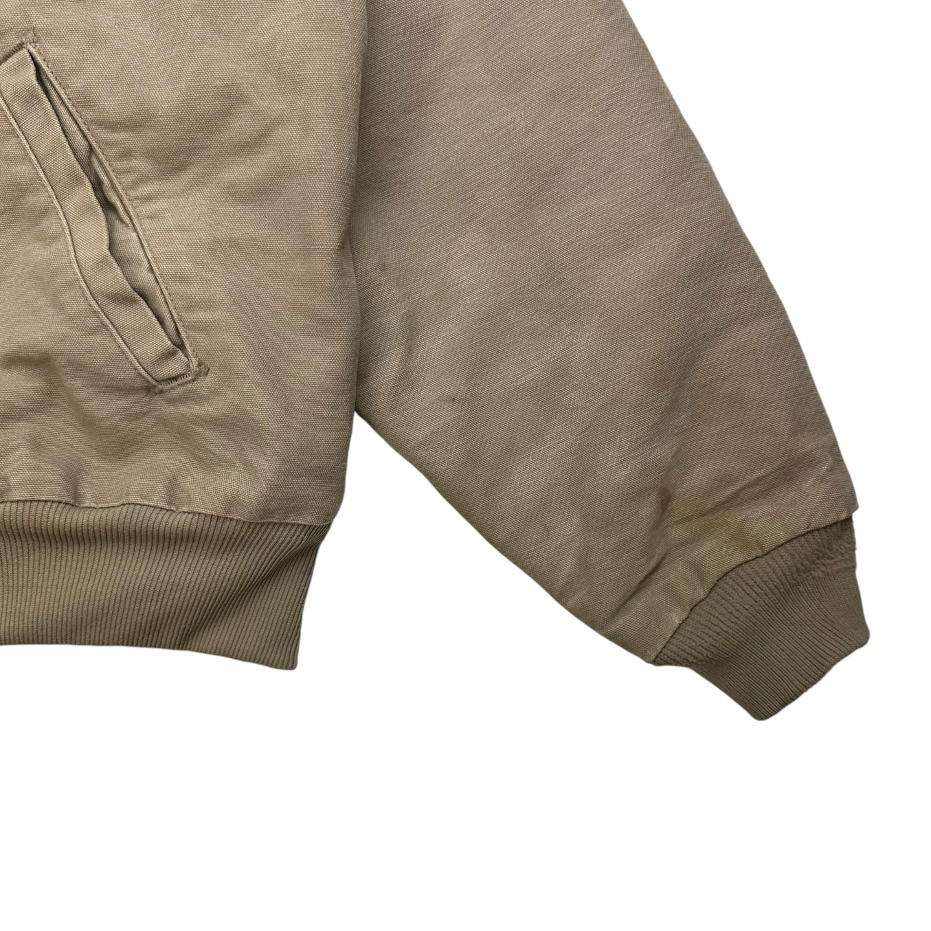 Vintage Carhartt Hooded Work Jacket Beige