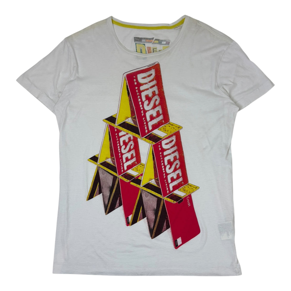 (W) Vintage Diesel Old Model T-Shirt White
