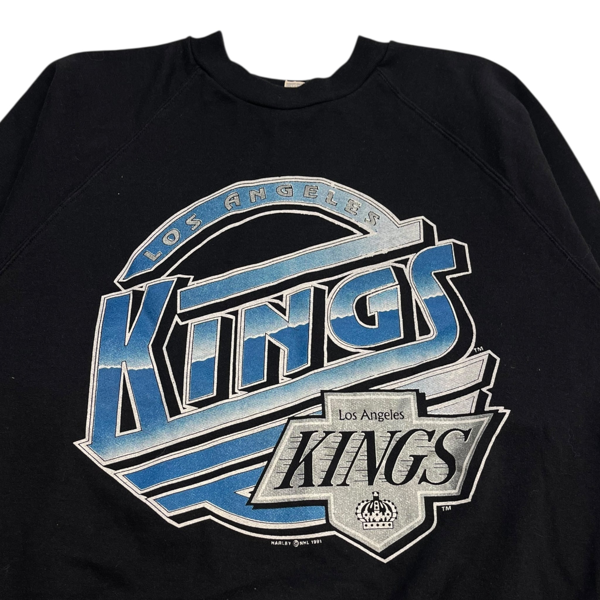 1991 Los Angeles Kings Crewneck Sweatshirt Black