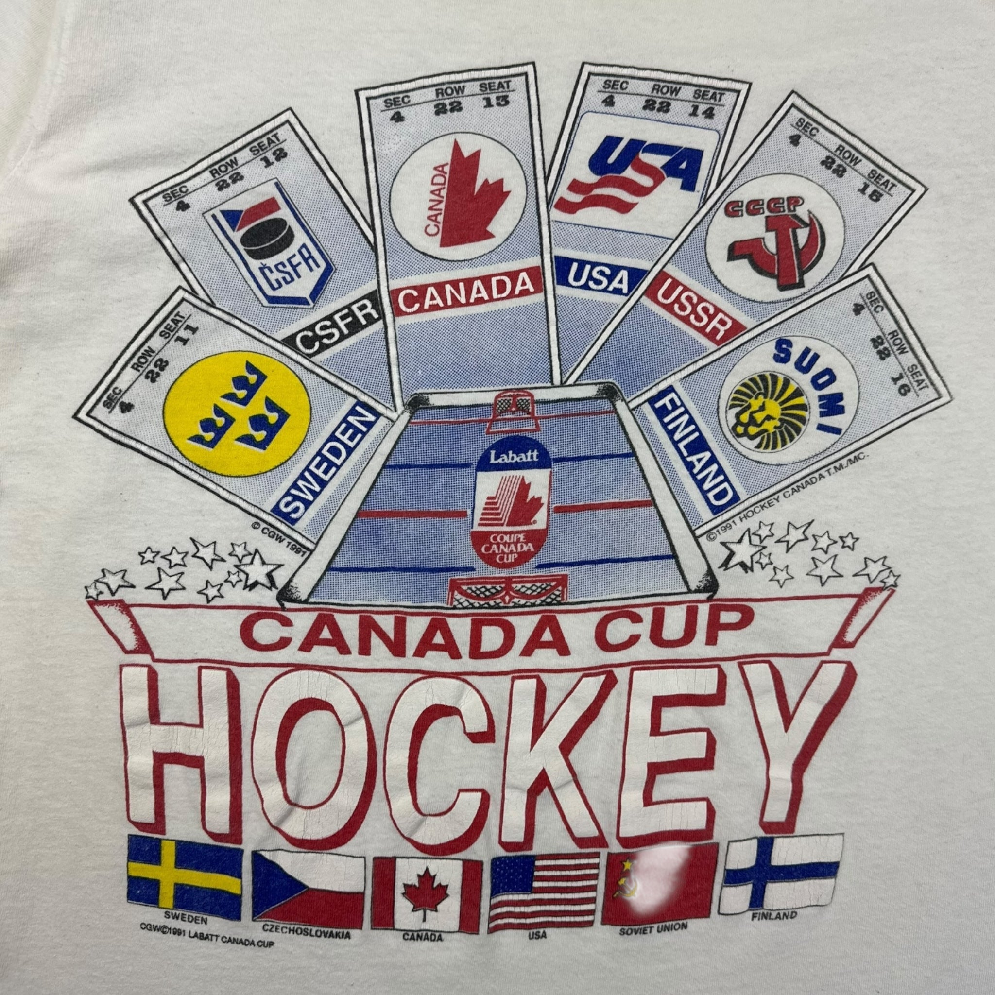 1991 Canada Hockey Cup T-Shirt