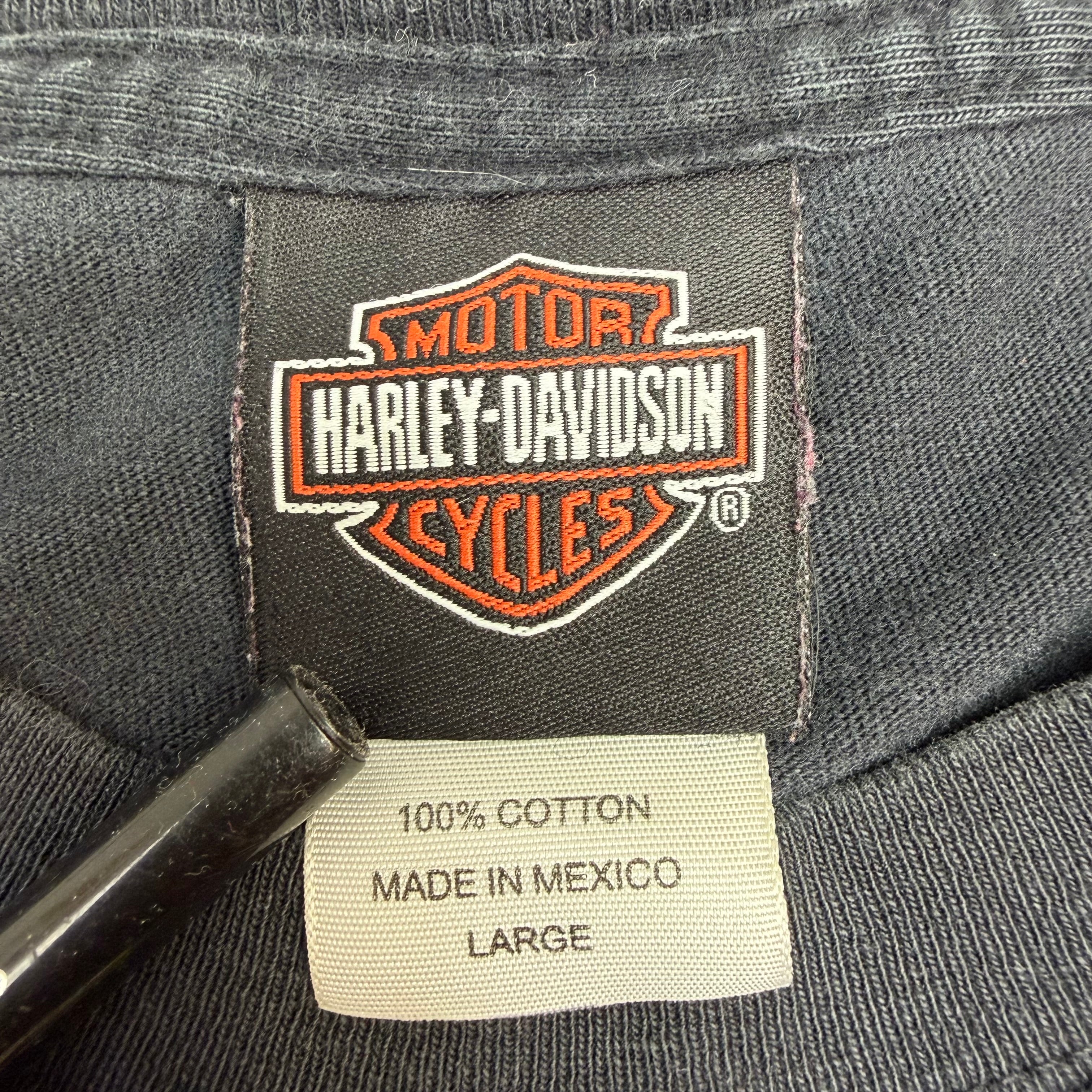Vintage Harley Davidson Boar Olympia Tee Black