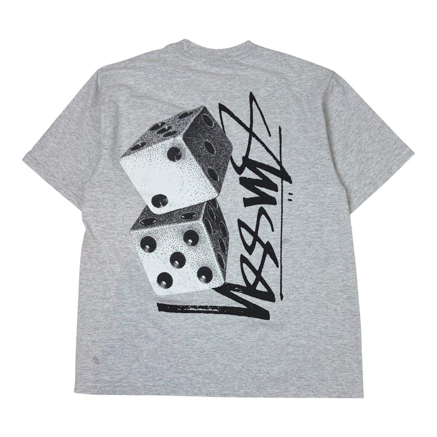 Stussy Tall Dice T-Shirt Grey