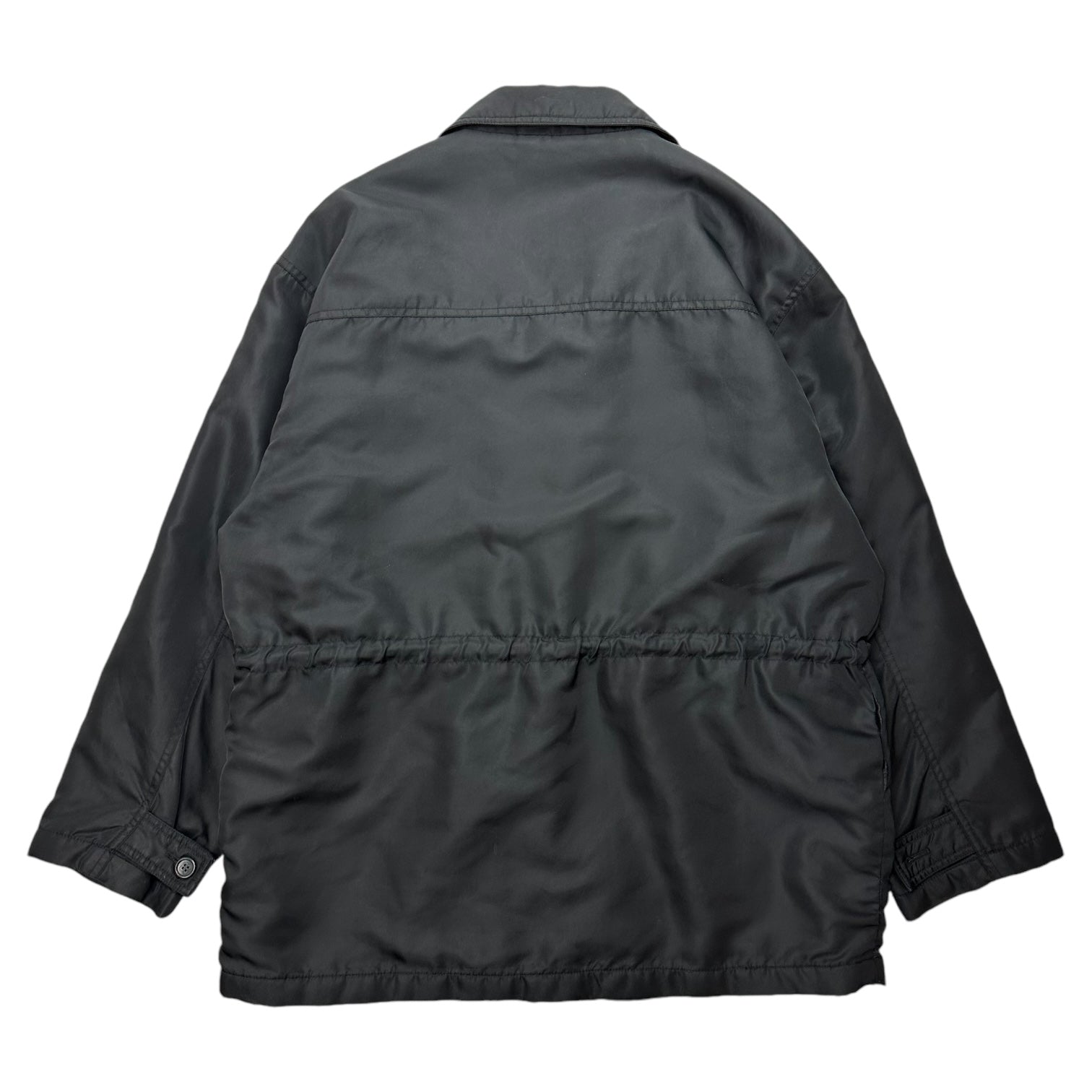 Balenciaga Nylon Parka Black