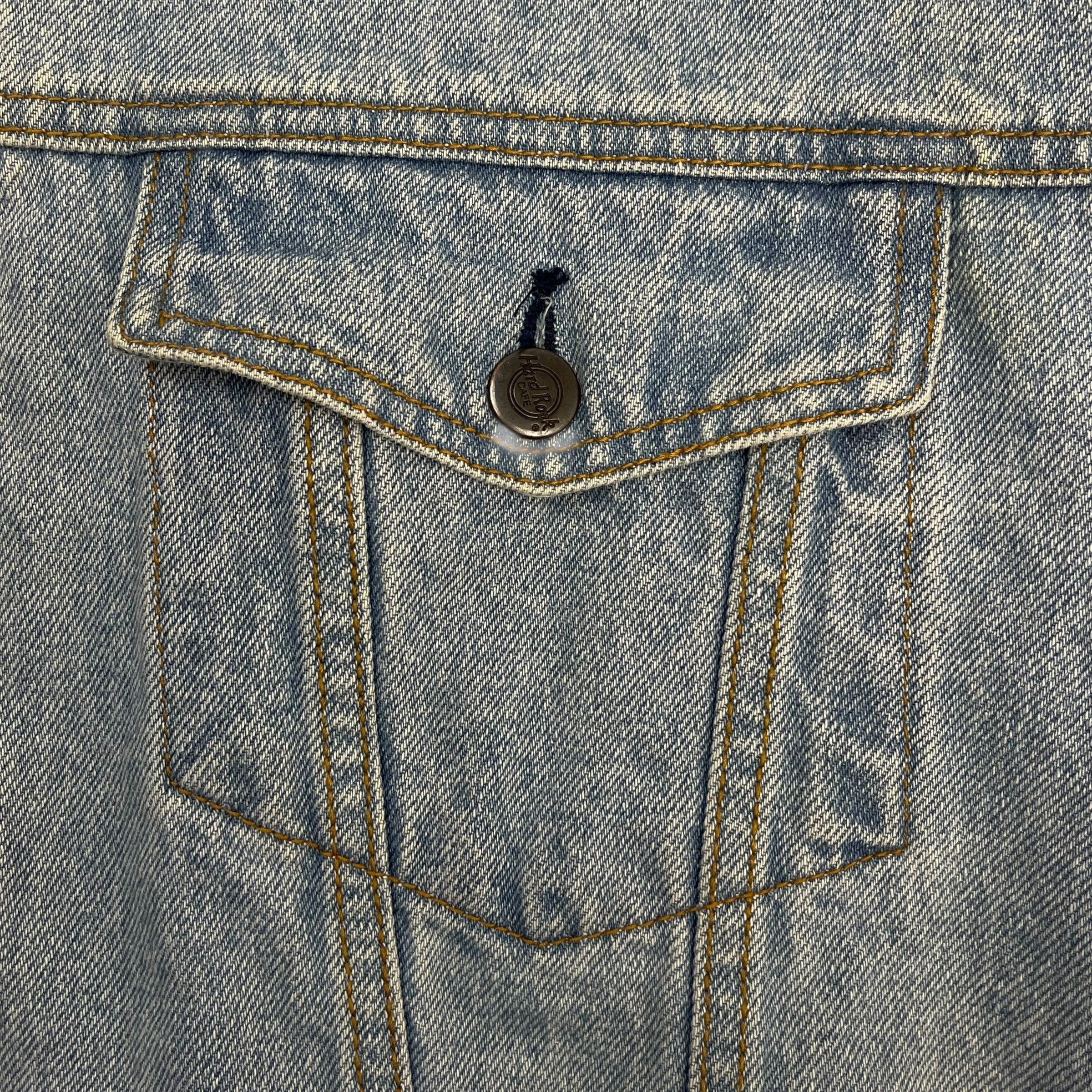 Vintage Hard Rock Cafe Las Vegas Denim Jacket