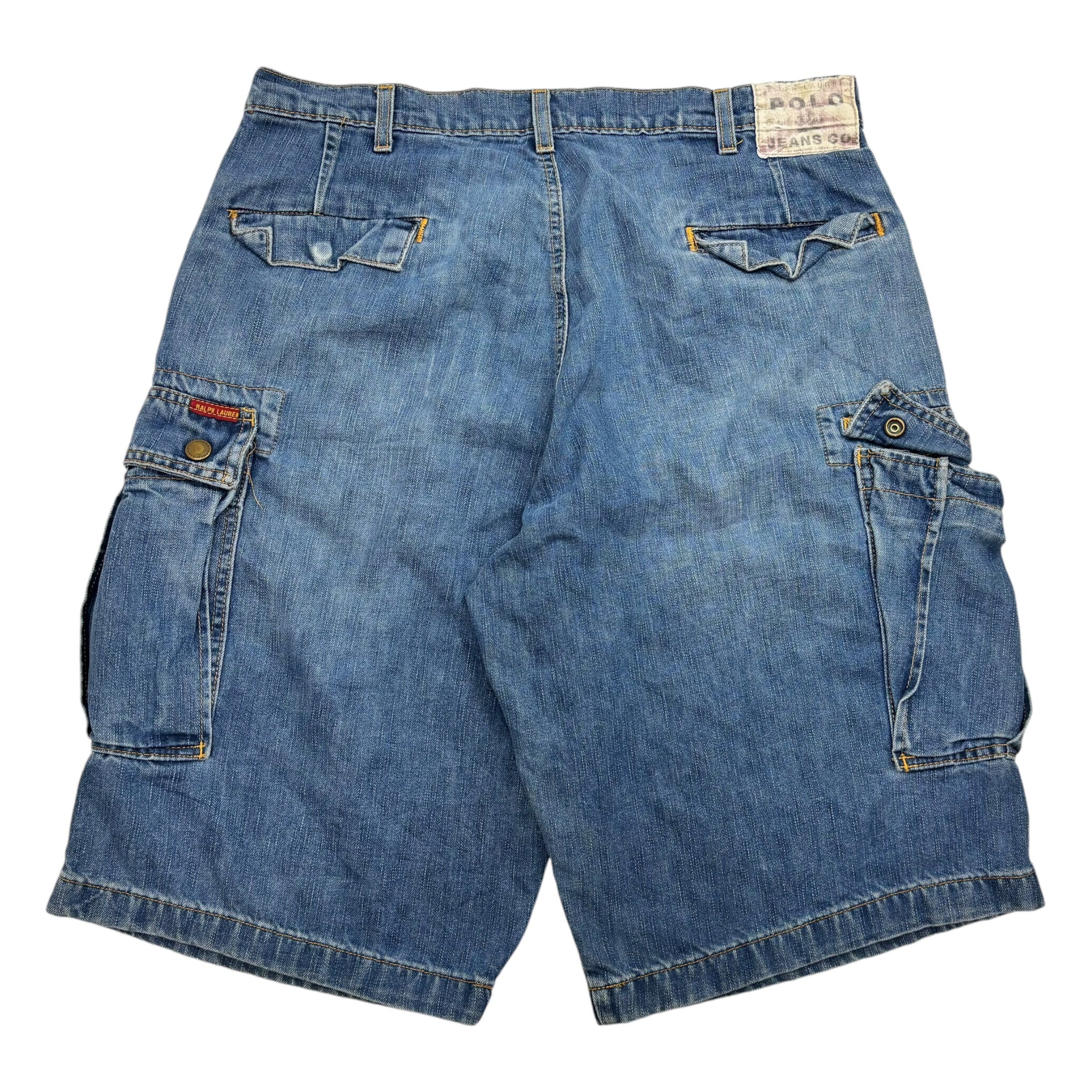 Vintage Ralph Lauren Polo Cargo Denim Shorts