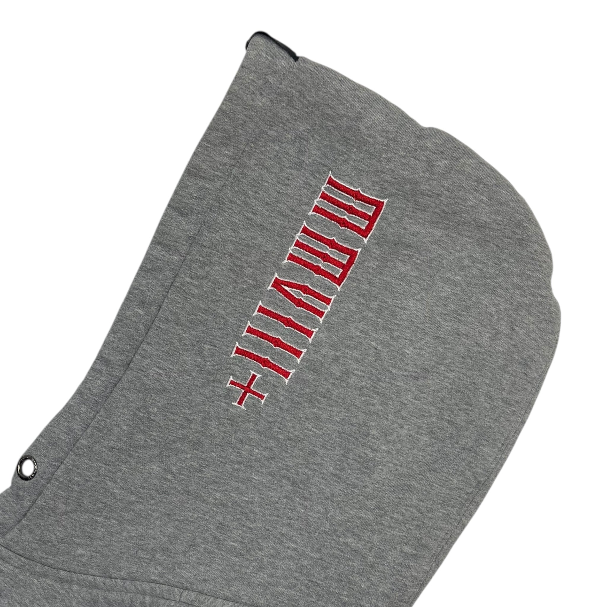 Y2K Headrush Embroidered Biker Zip Up Hoodie