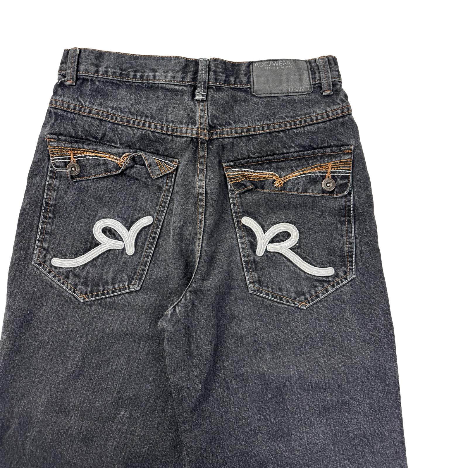 Vintage Y2K Rocawear R Butt Pocket Jorts