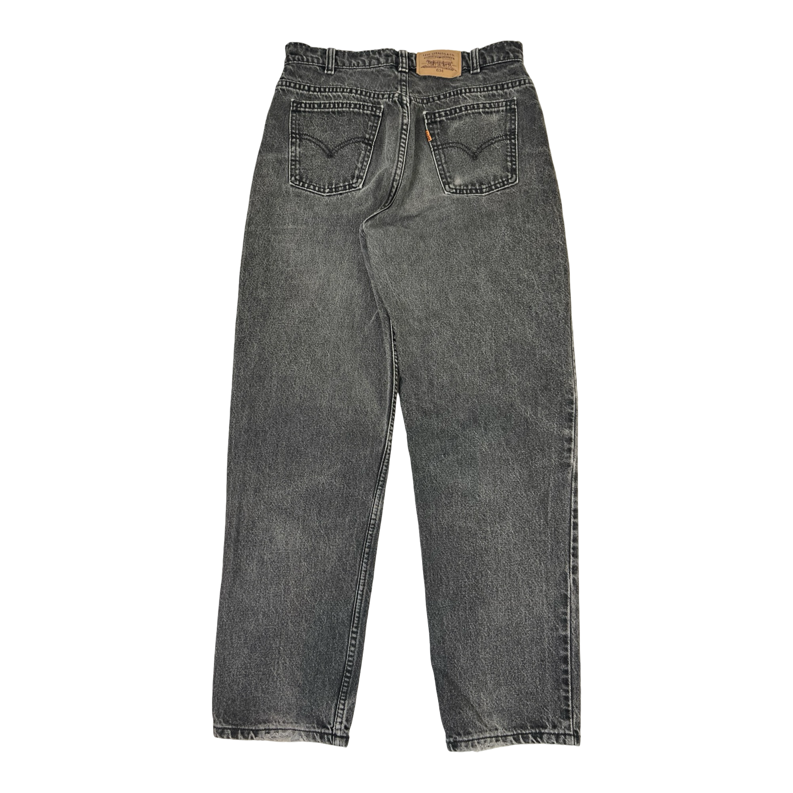Vintage Levi's 550 Relaxed Fit Tapered Leg Jeans Faded Black