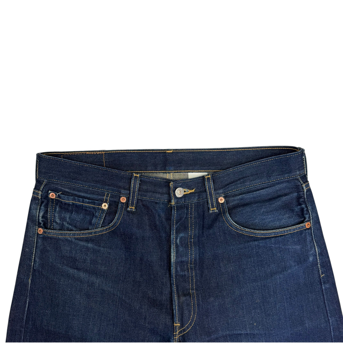 Vintage Levi’s 501 Raw Selvedge Denim Jeans Indigo