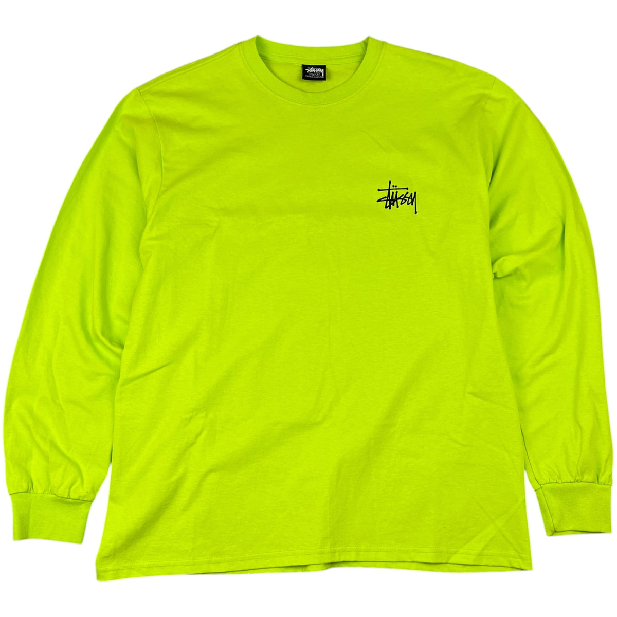 Stussy Basic Long-Sleeve Key Lime