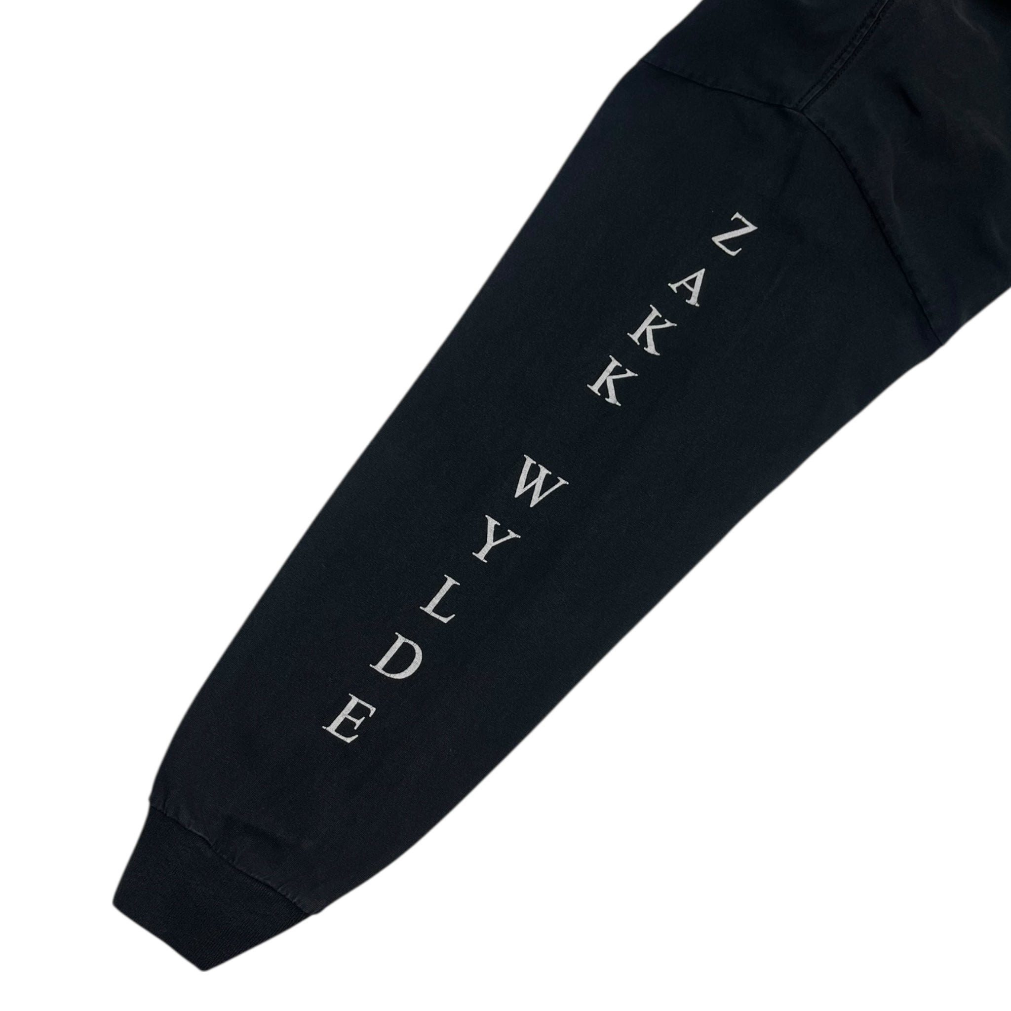 Vintage Zack Wylde ‘Black Label Society’ L/S T-Shirt Washed Black