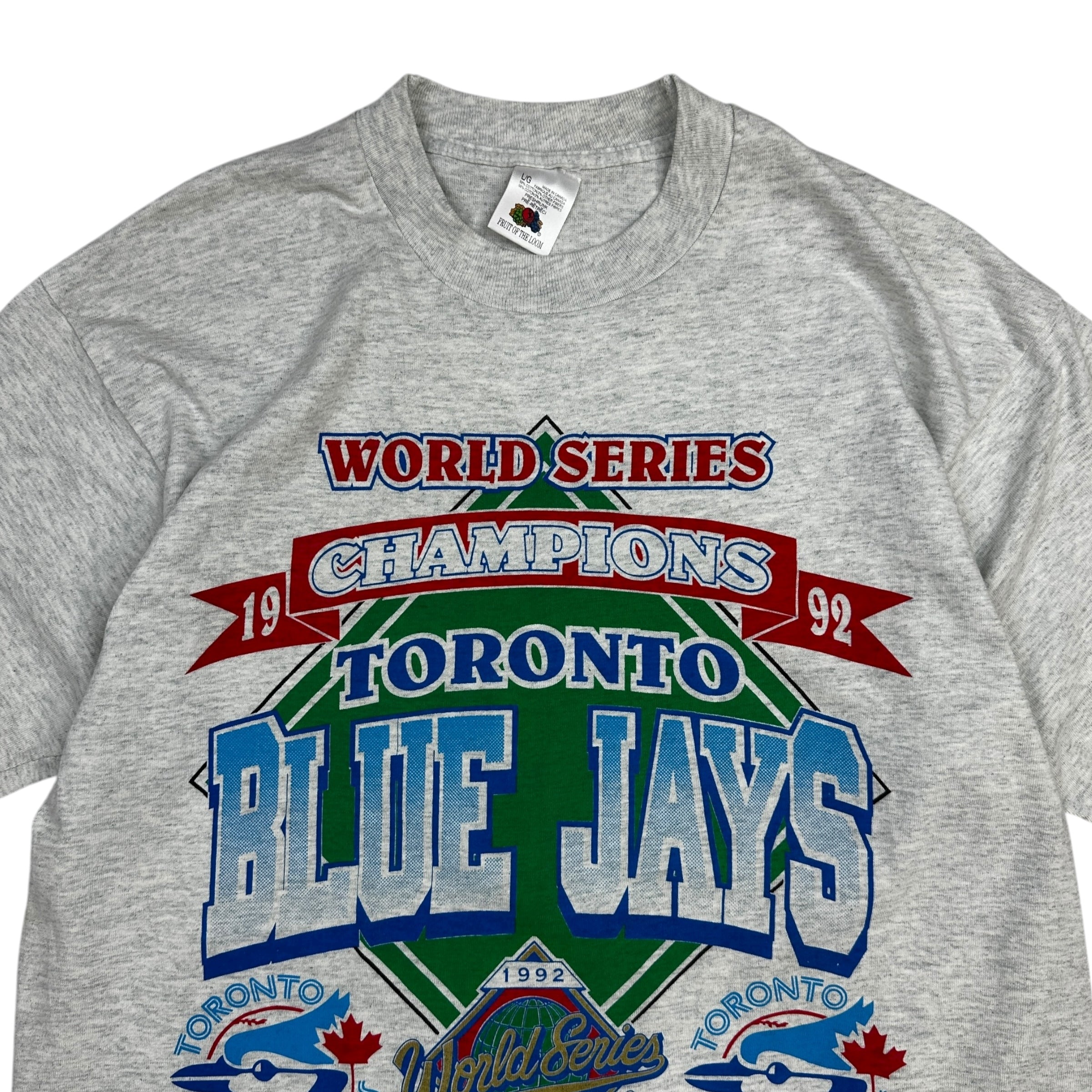 1999 Toronto Blue Jays World Series Tee Heather Grey