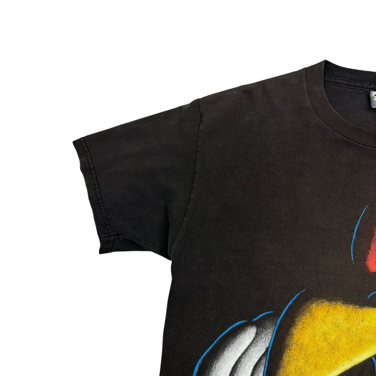 1997 Looney Tunes Foghorn Leghorn Blackout Series Tee Faded Black
