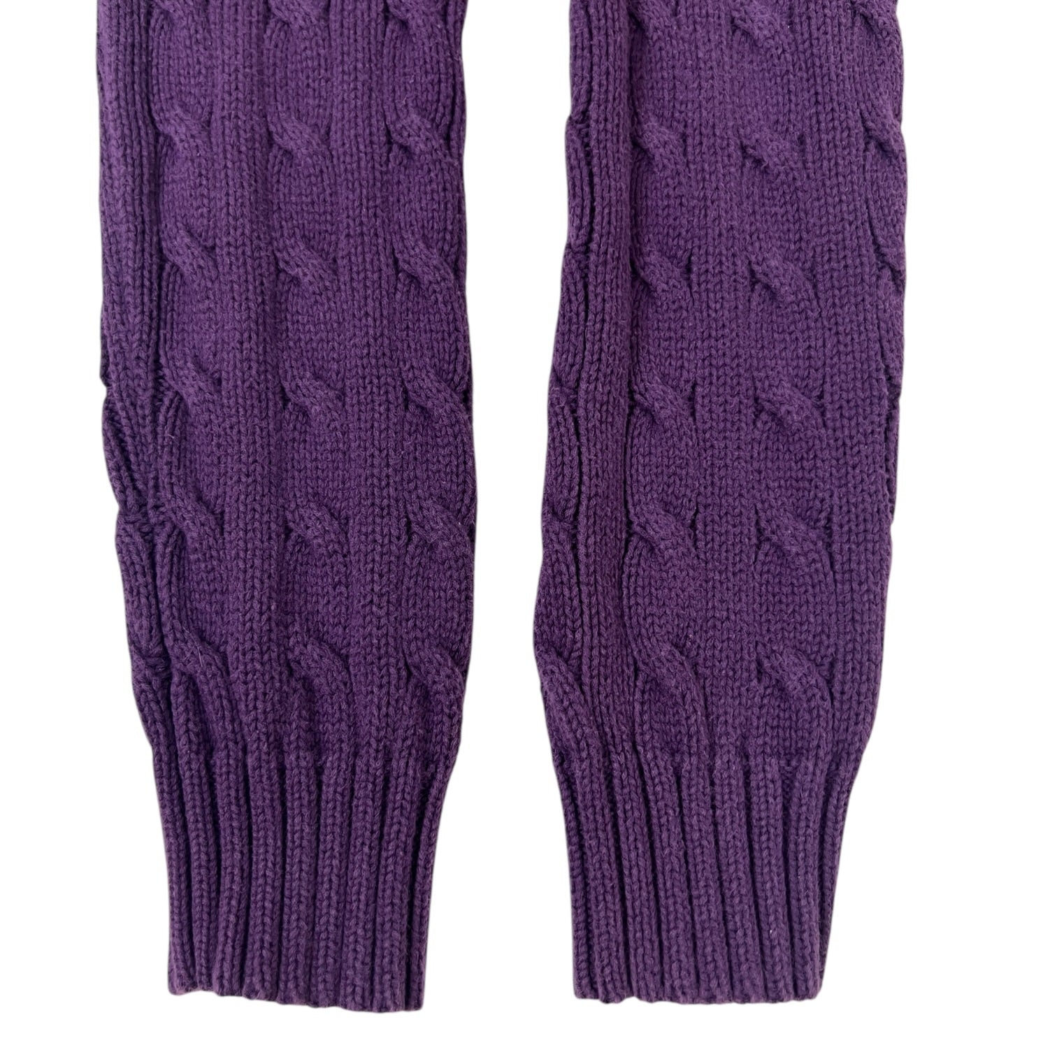 (W) Polo by Ralph Lauren Merino Wool V-Neck Purple