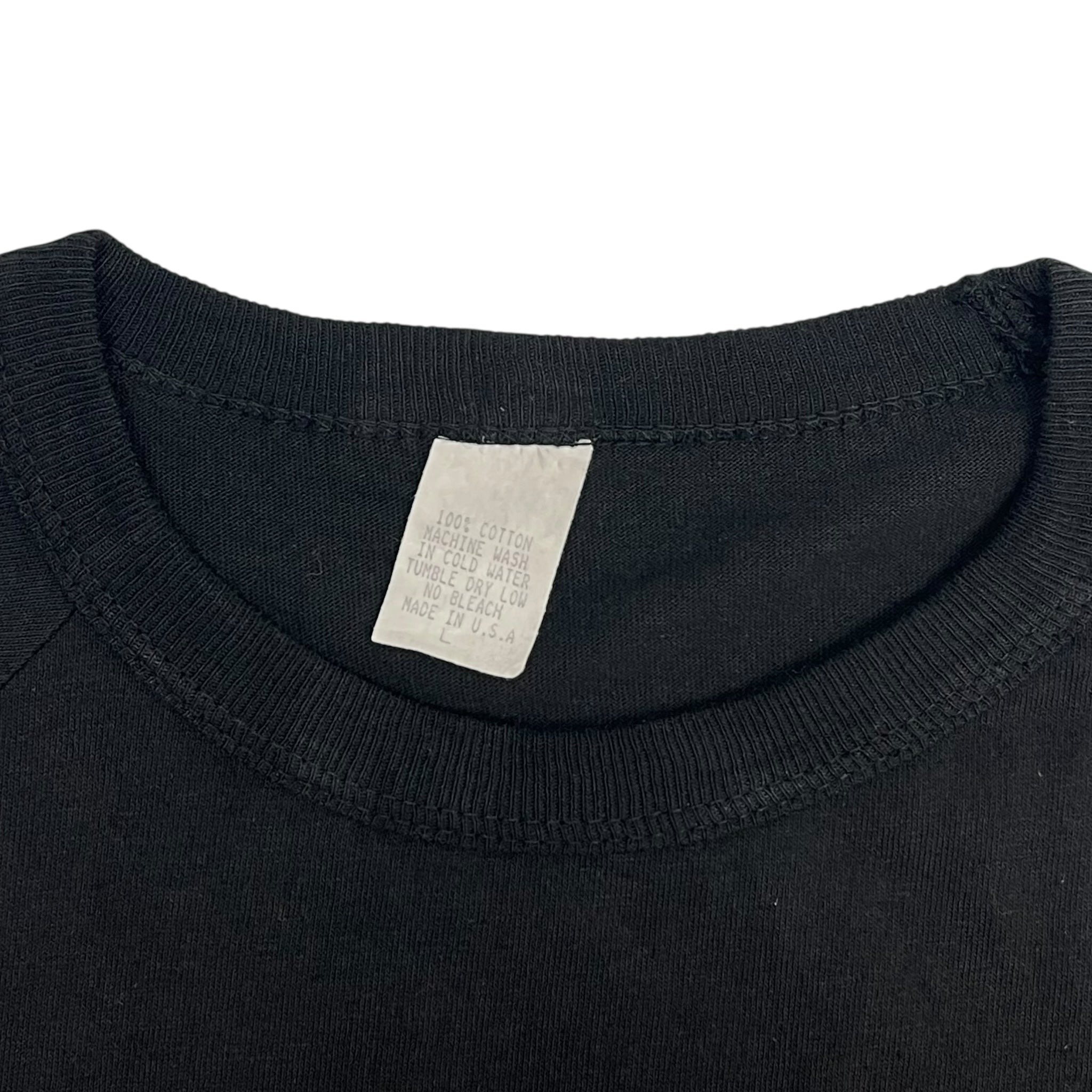 2001 Courtney Love "I'll Protect Your From The Night..." Longsleeve T-Shirt Black