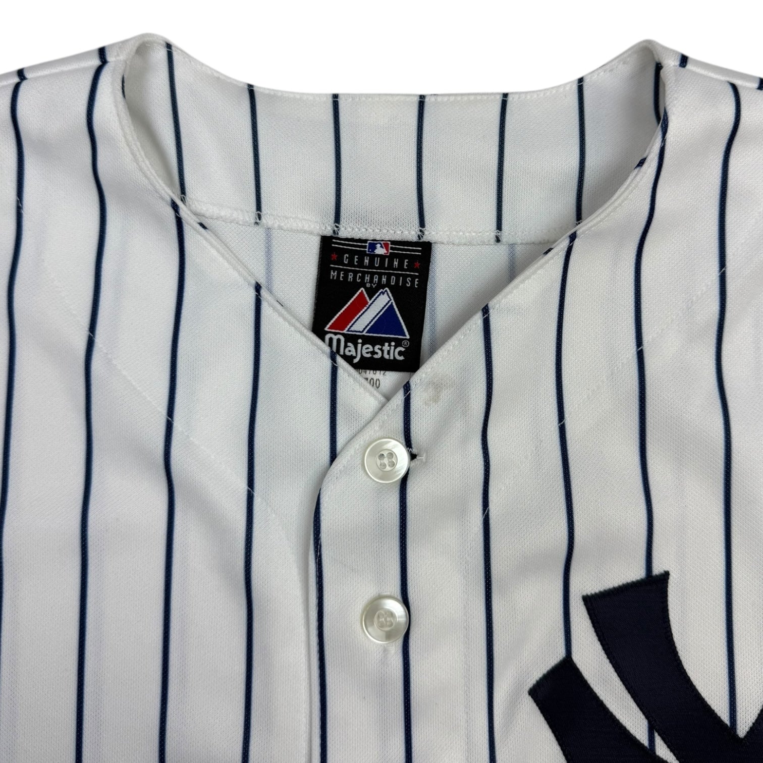 Vintage New York Yankees Pinstripe Jersey White