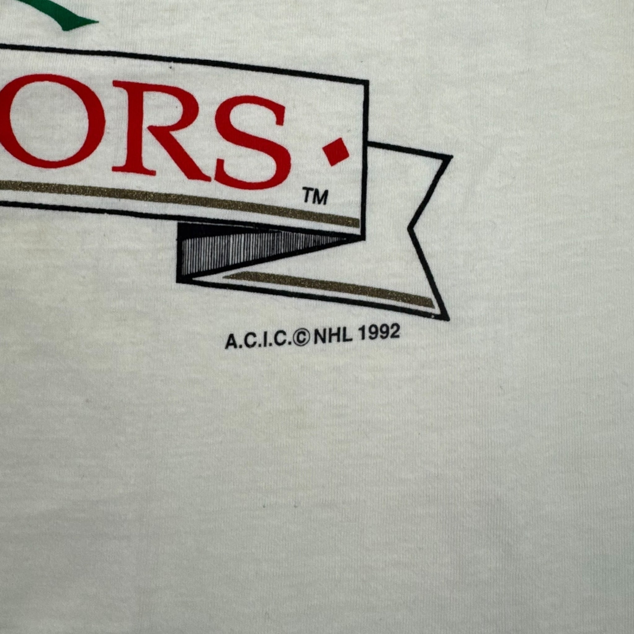 1992 Ottawa Senators Crest Logo T-Shirt