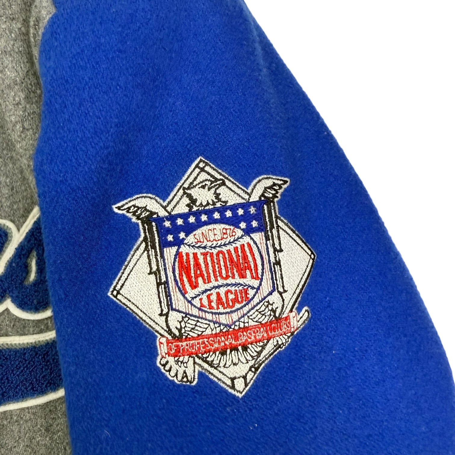 Vintage Starter Los Angeles Dodgers Wool Varsity Jacket Blue