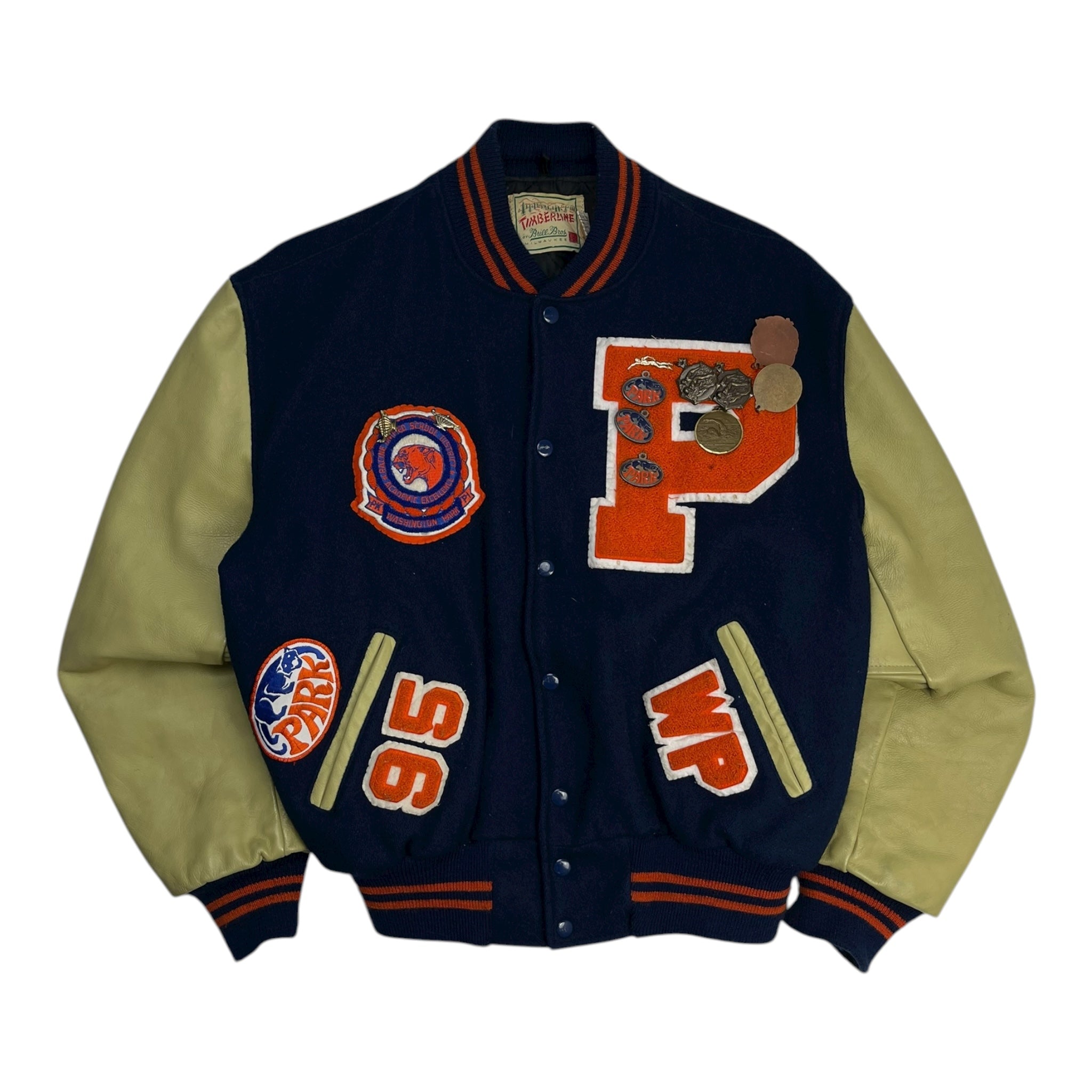 Vintage Washington Park Varsity Medal Jacket