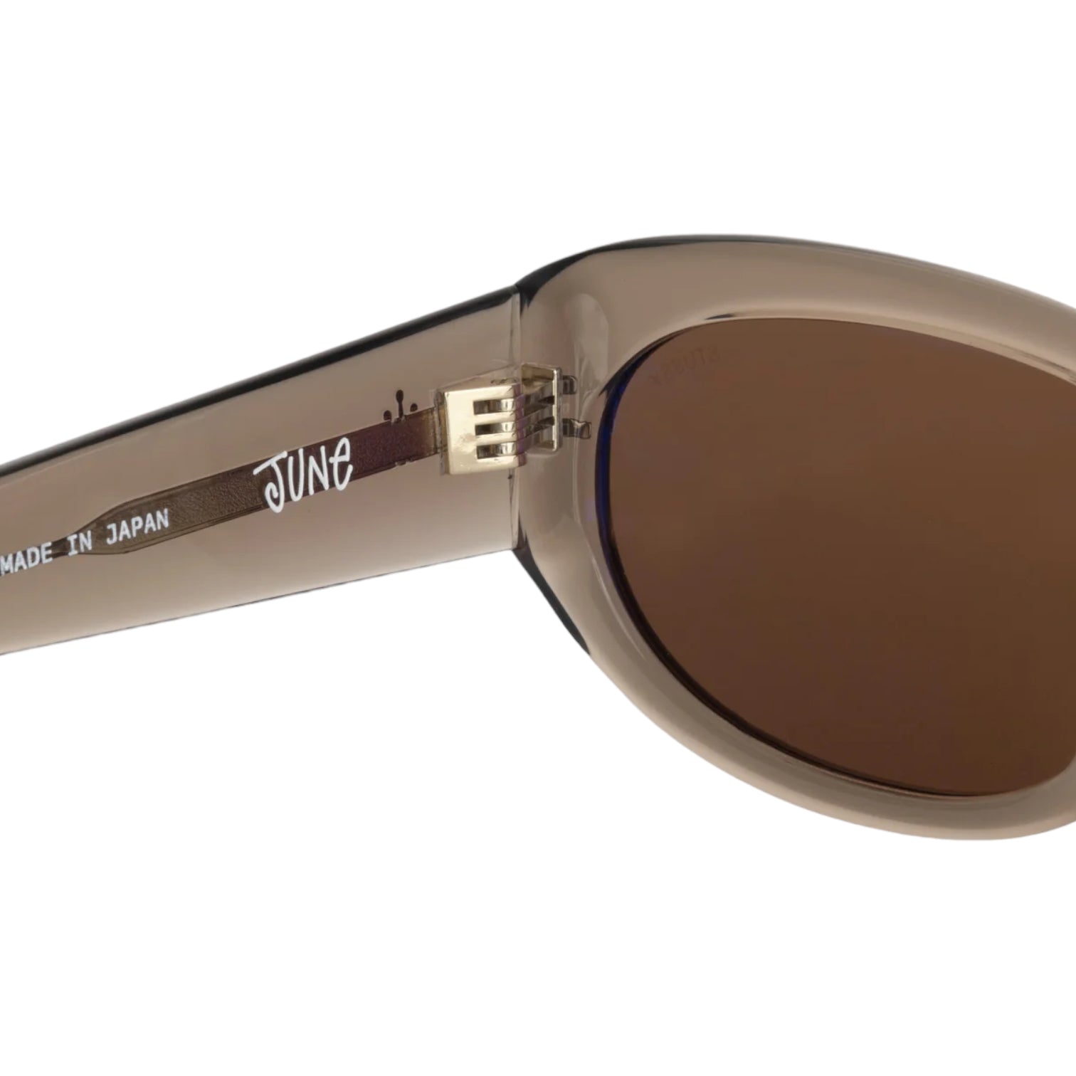 Stüssy June Sunglasses Brown Crystal/Brown Lens