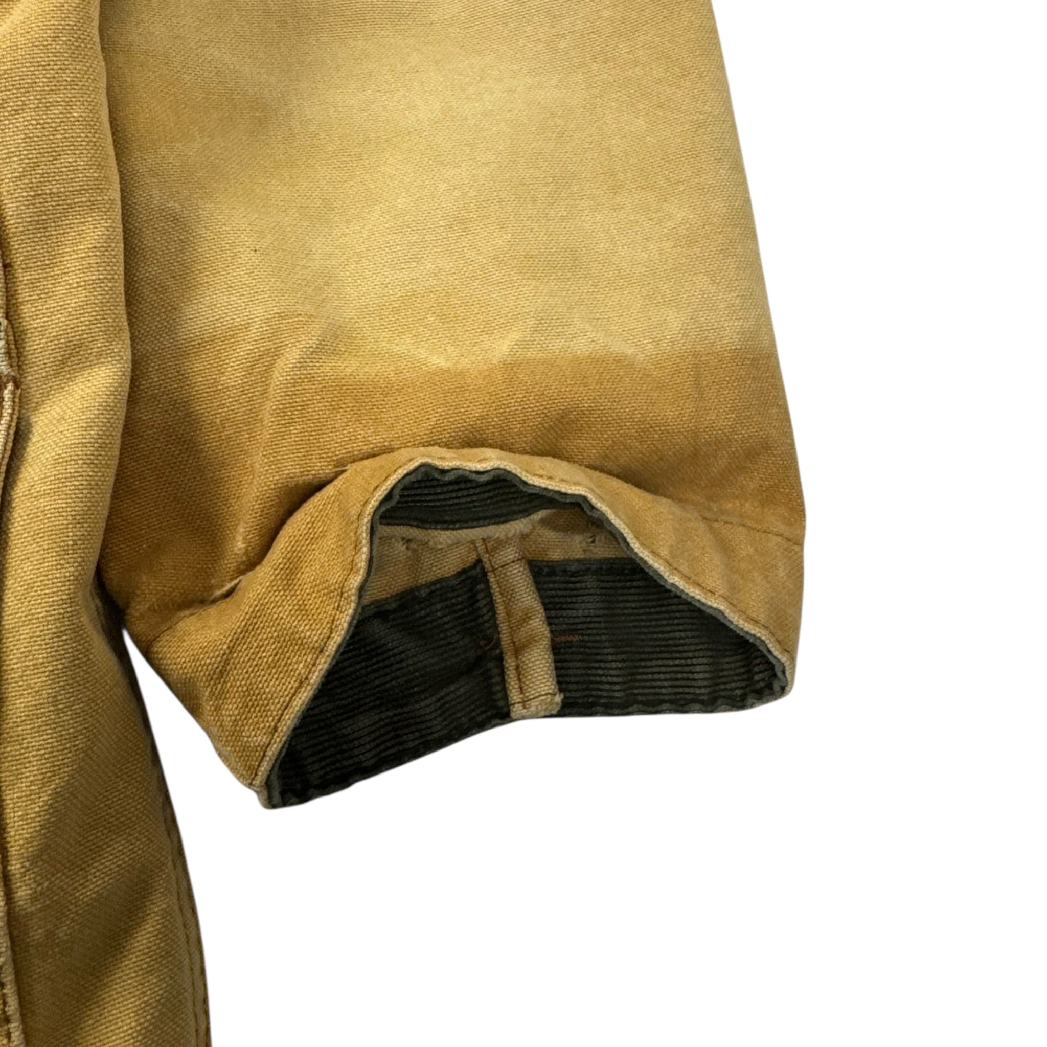 Vintage L.L. Bean Farm Coat Jacket Cream Faded Tan