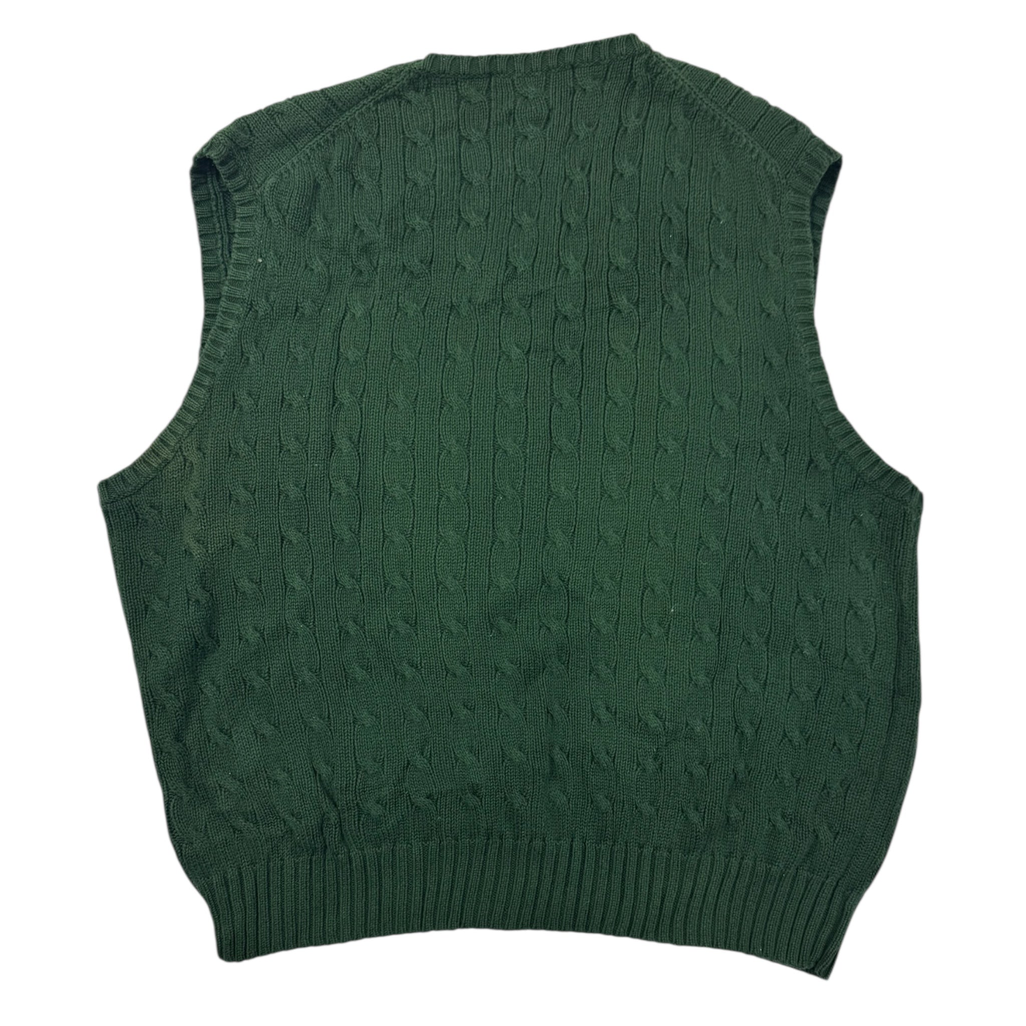 Vintage Polo Ralph Lauren Cable Knit Vest
