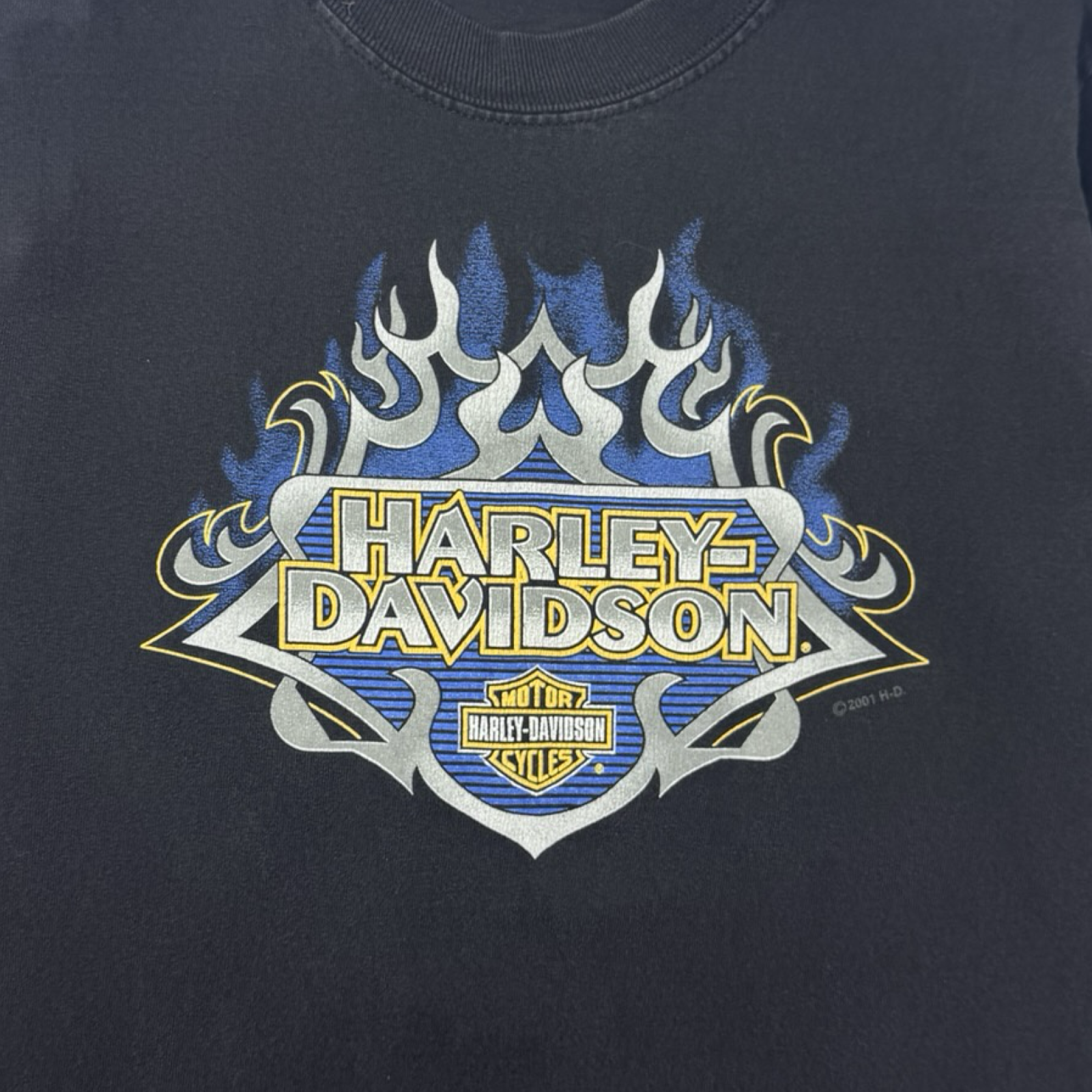 (W) 2001 Harley Davidson Victoria BC Longsleeve T-Shirt