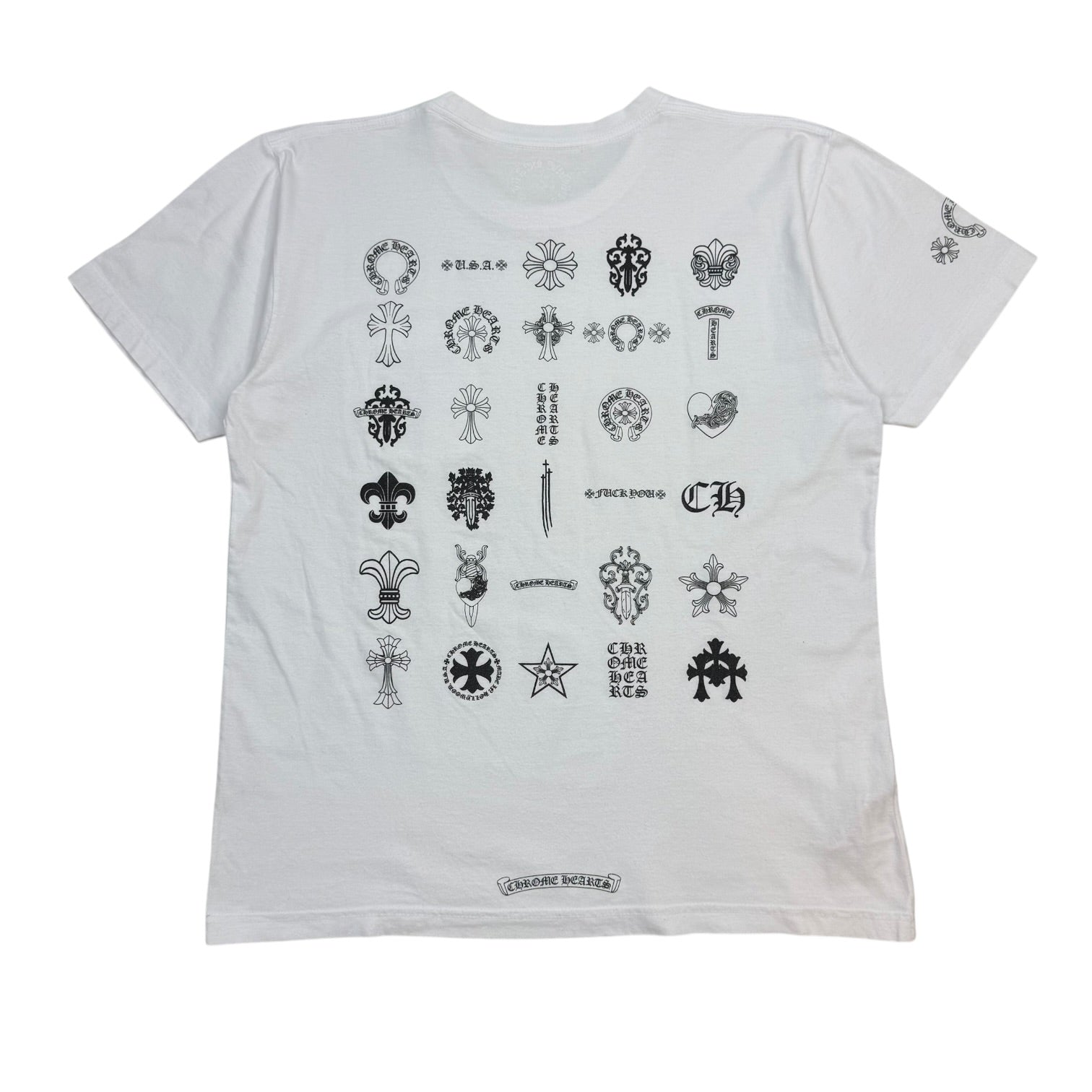 Chrome Hearts Multi Logo Tee White