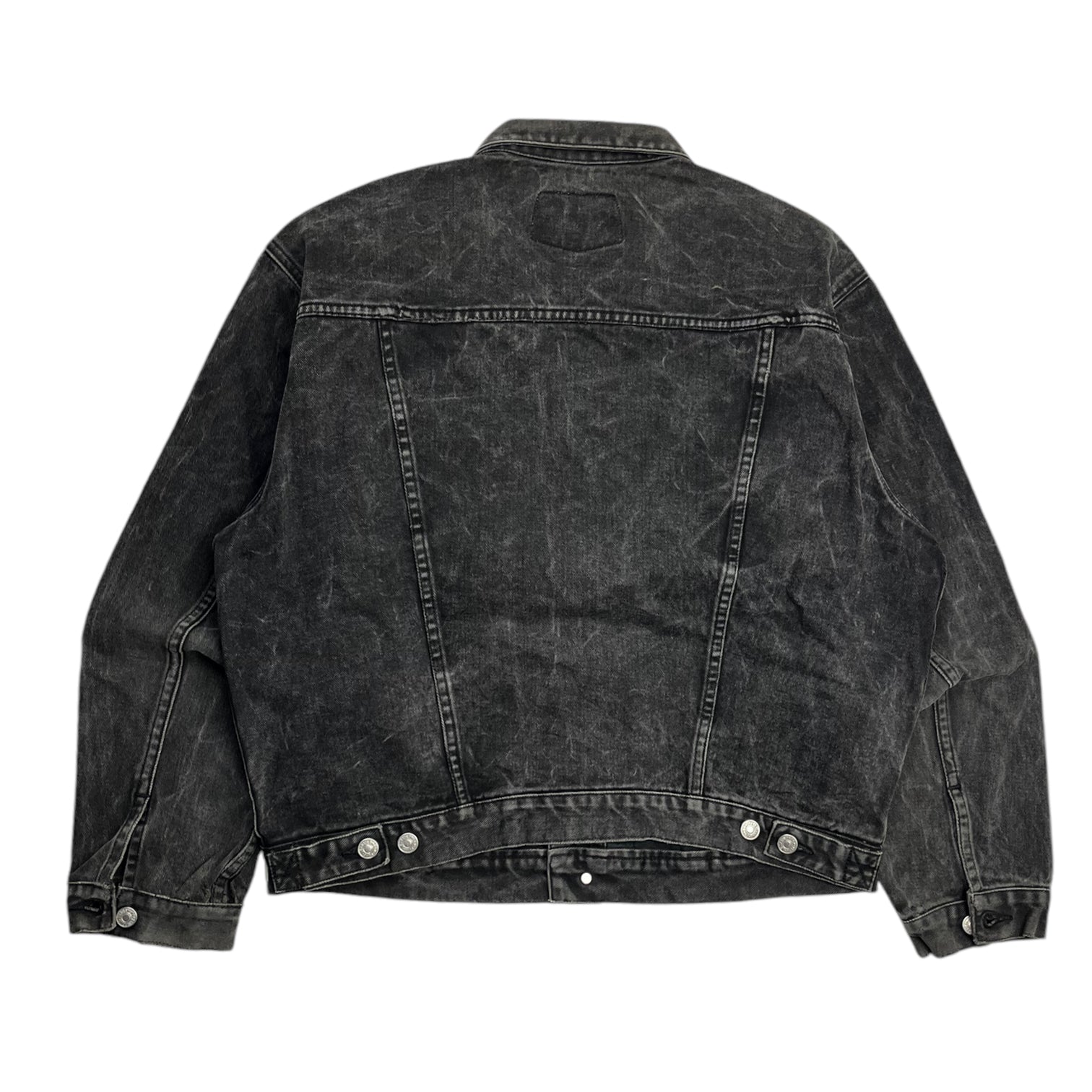 Vintage Y2K Pepe Jeans Denim Jacket Washed Black