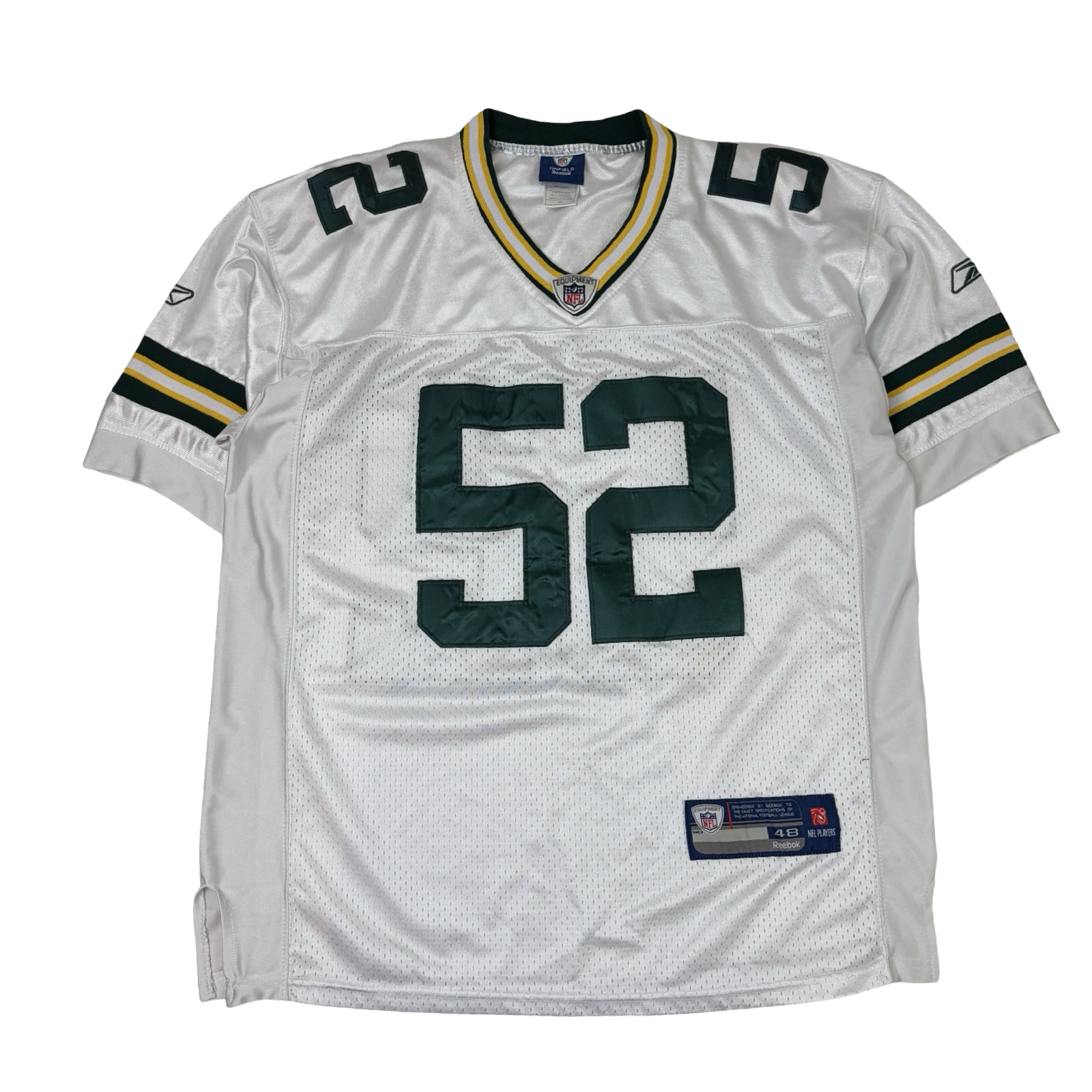 Vintage Reebok NFL Equipment Green Bay Clay Matthews Jersey