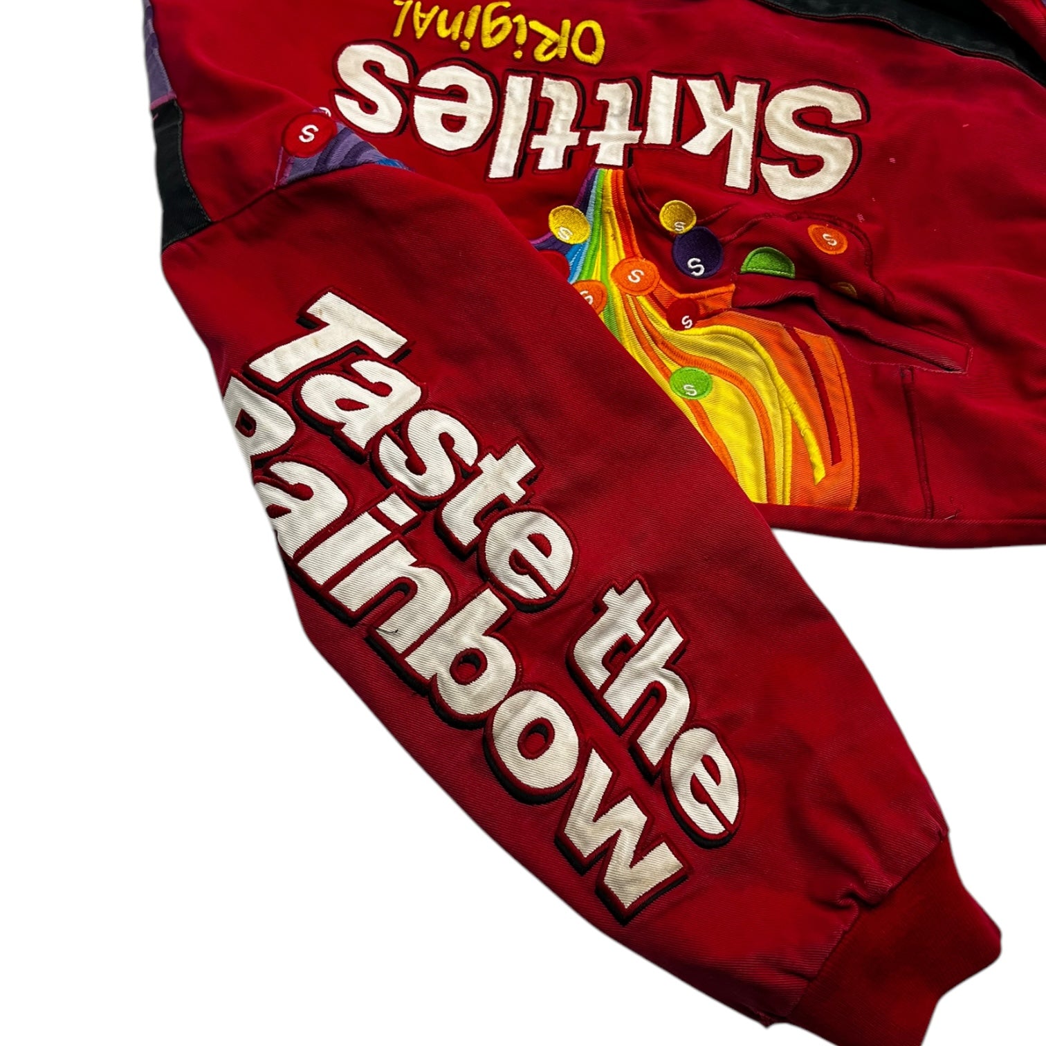 Vintage Skittles Jeff Hamilton Racing Jacket