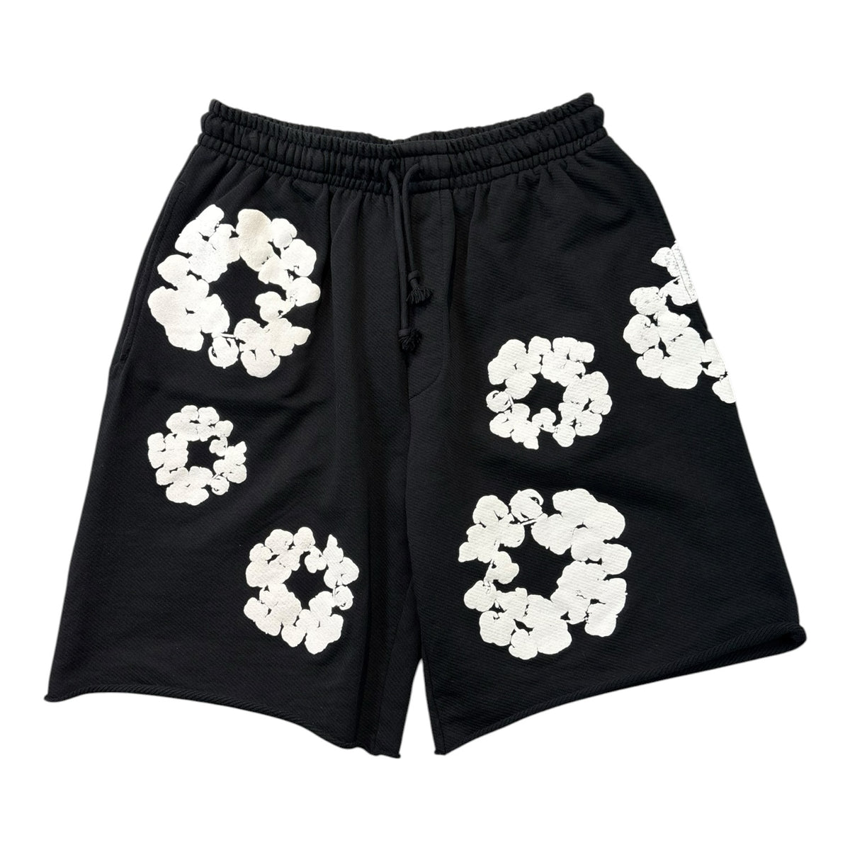 Denim Tears Cotton Wreath Sweatshorts Black