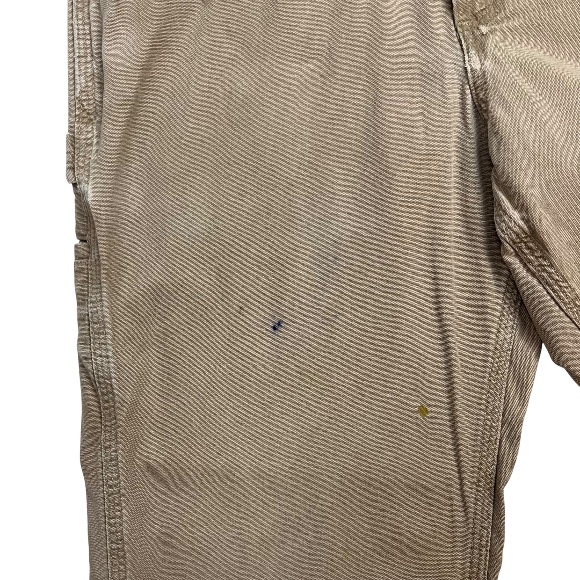 Vintage Carhartt Dungaree Pants Beige