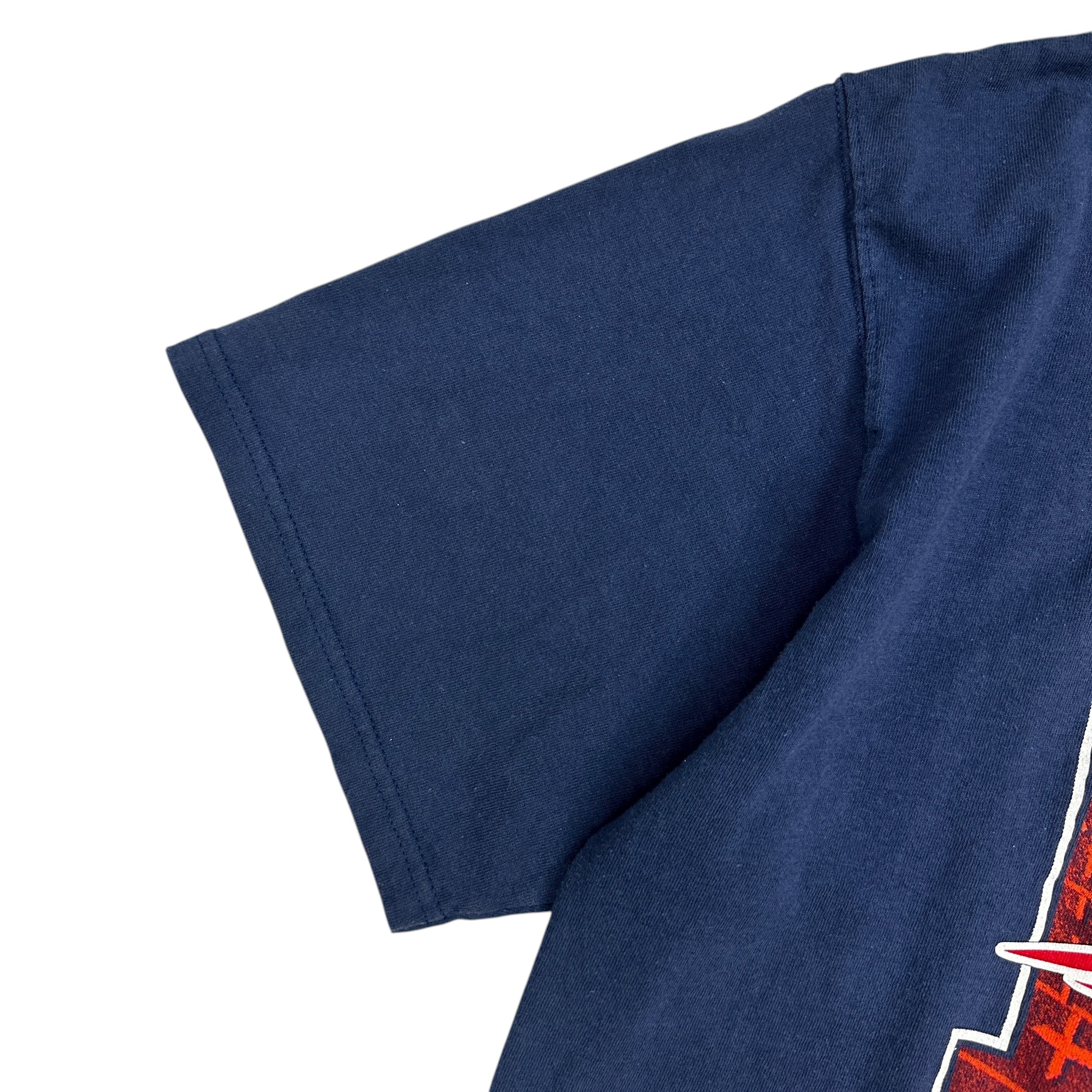 Vintage 2005 New England Patriots 2 In A Row Super Bowl Tee Navy