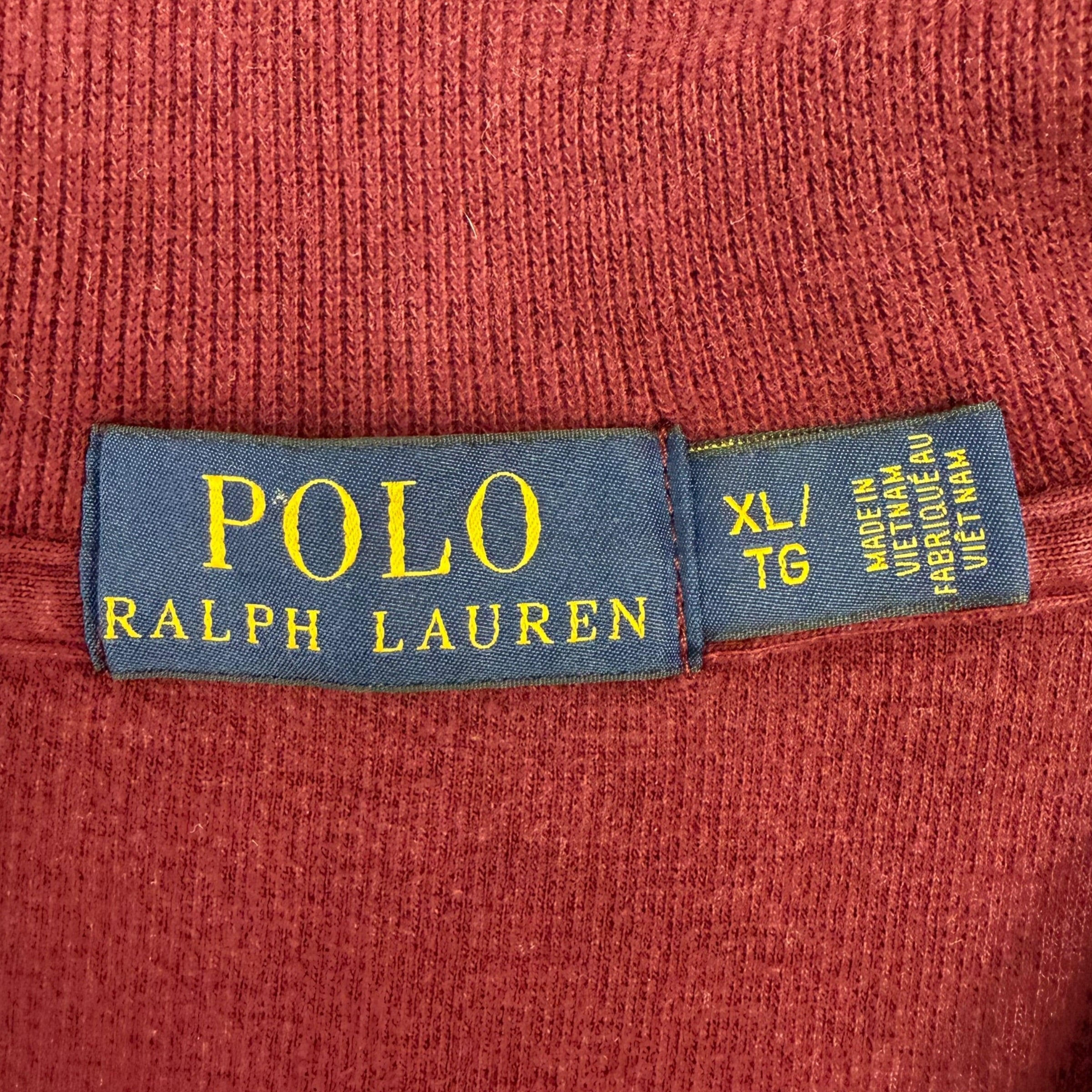 Polo Ralph Lauren Quarter Zip Burgendy