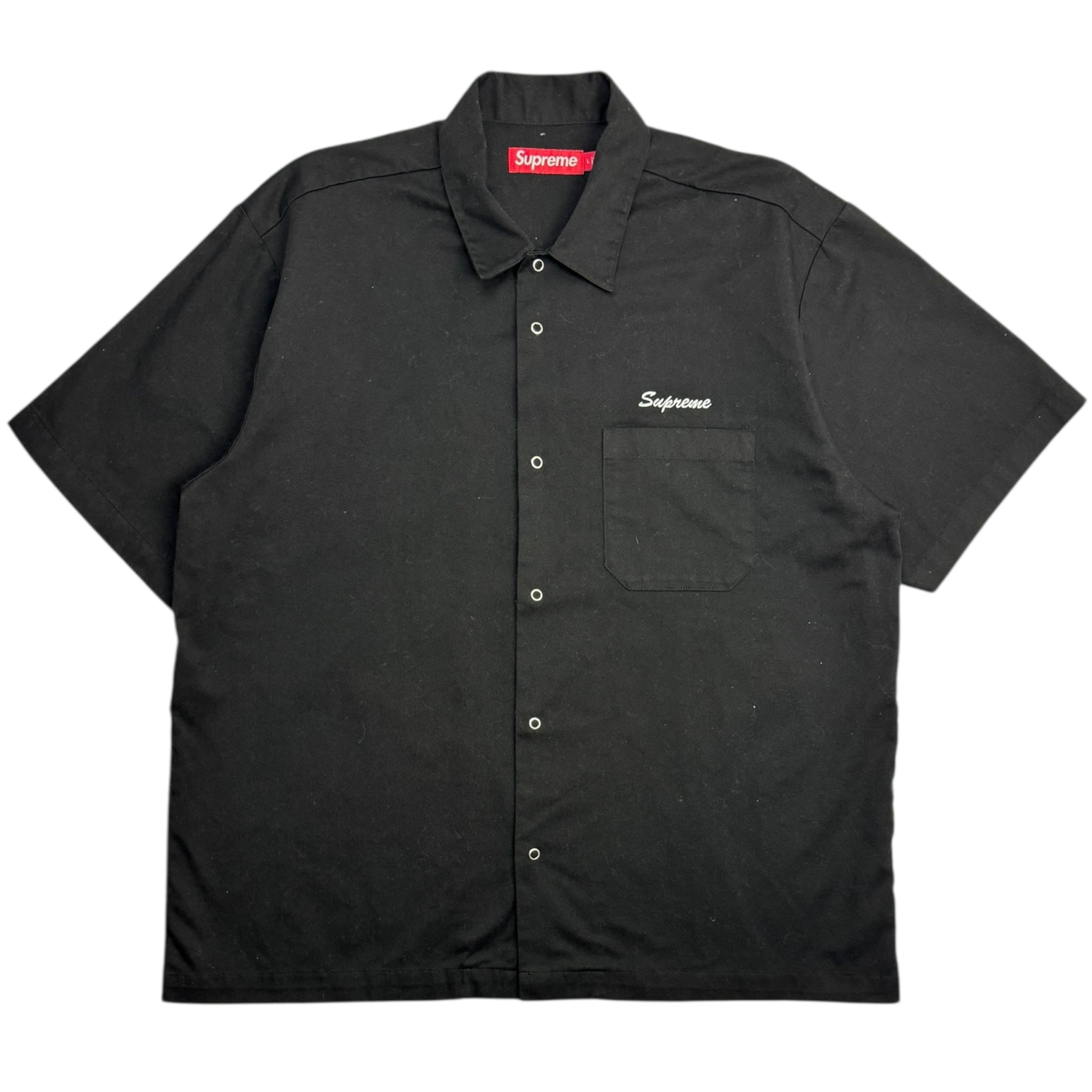 Supreme Margaret Keane Teardrop S/S Work Shirt Black