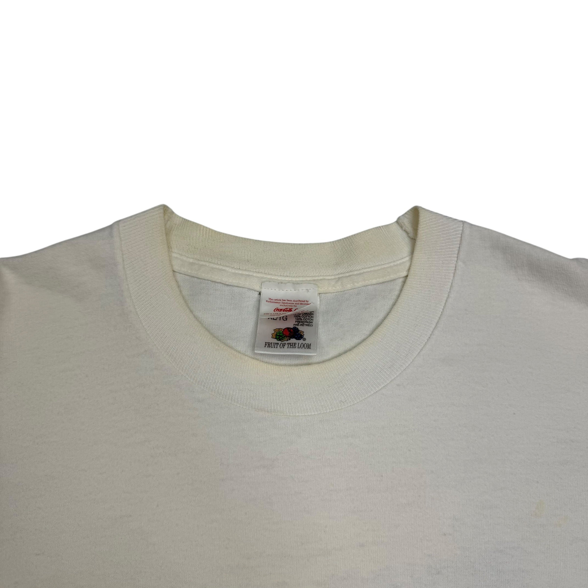 Vintage Bryan Adams Coca Cola “Waking Up The Nation” Tee White