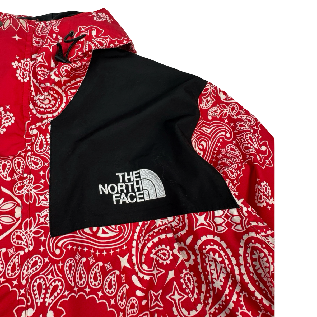 FW14 Supreme x The North Face Bandana Mountain Jacket Red