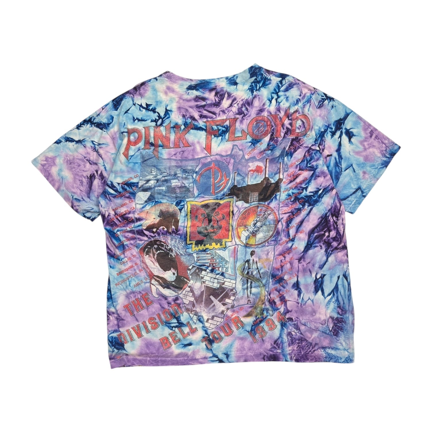 1994 Pink Floyd Division Bell Tee Tie Dye