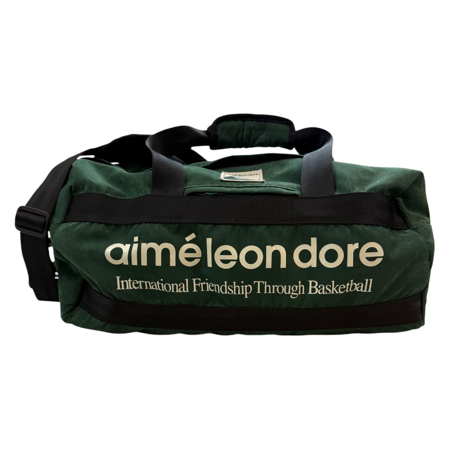 Aimé Leon Dore x New Balance Friendship Through Basketball Bag Suede Green