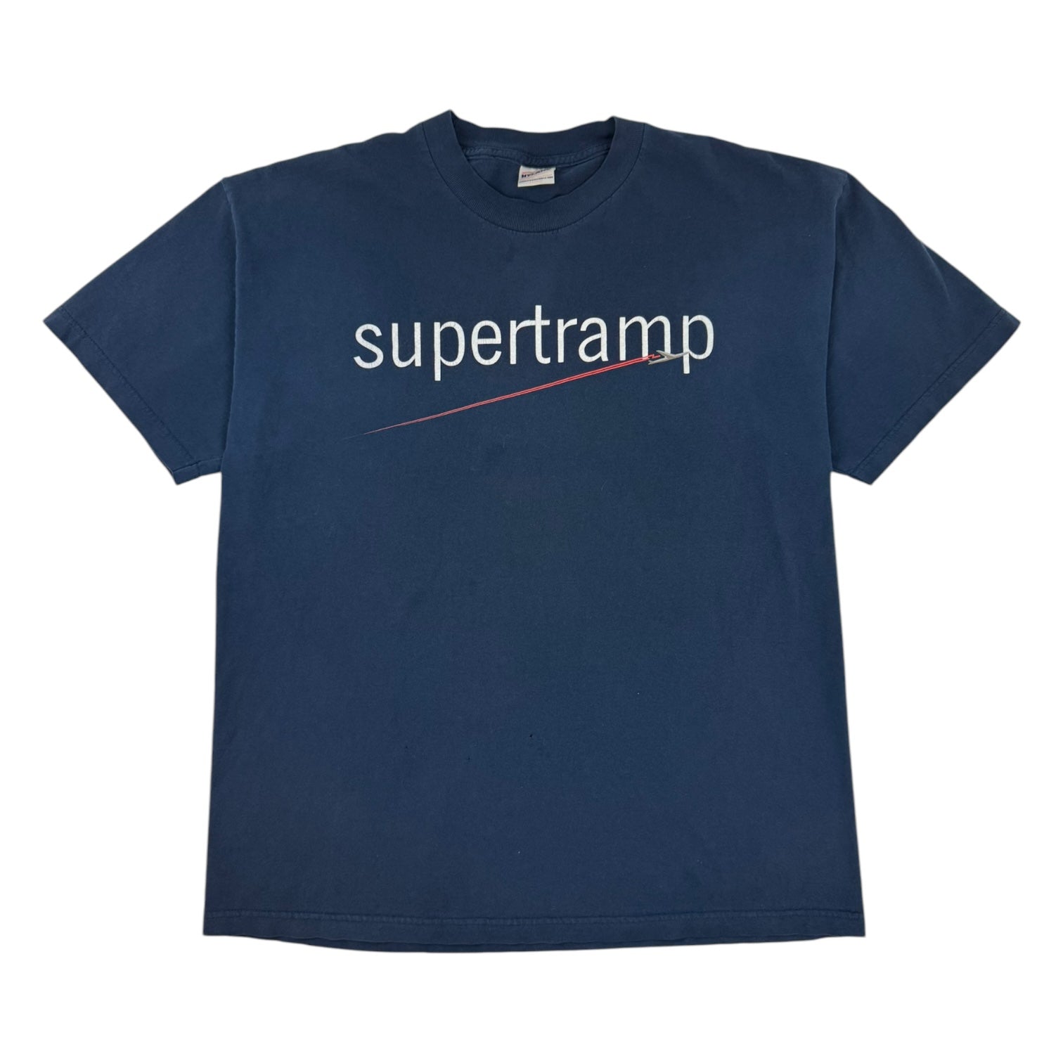 2002 Supertramp One More For The Road Tour T-Shirt Navy