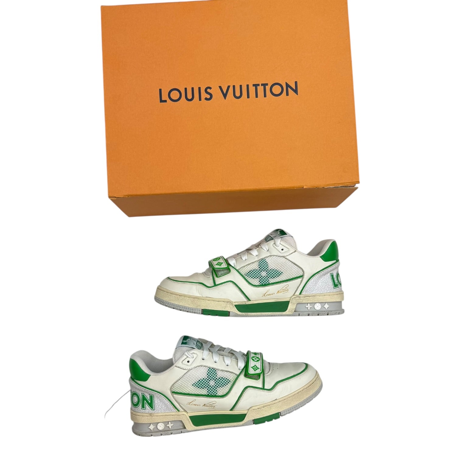 Louis Vuitton Trainer Green Mesh (Used)