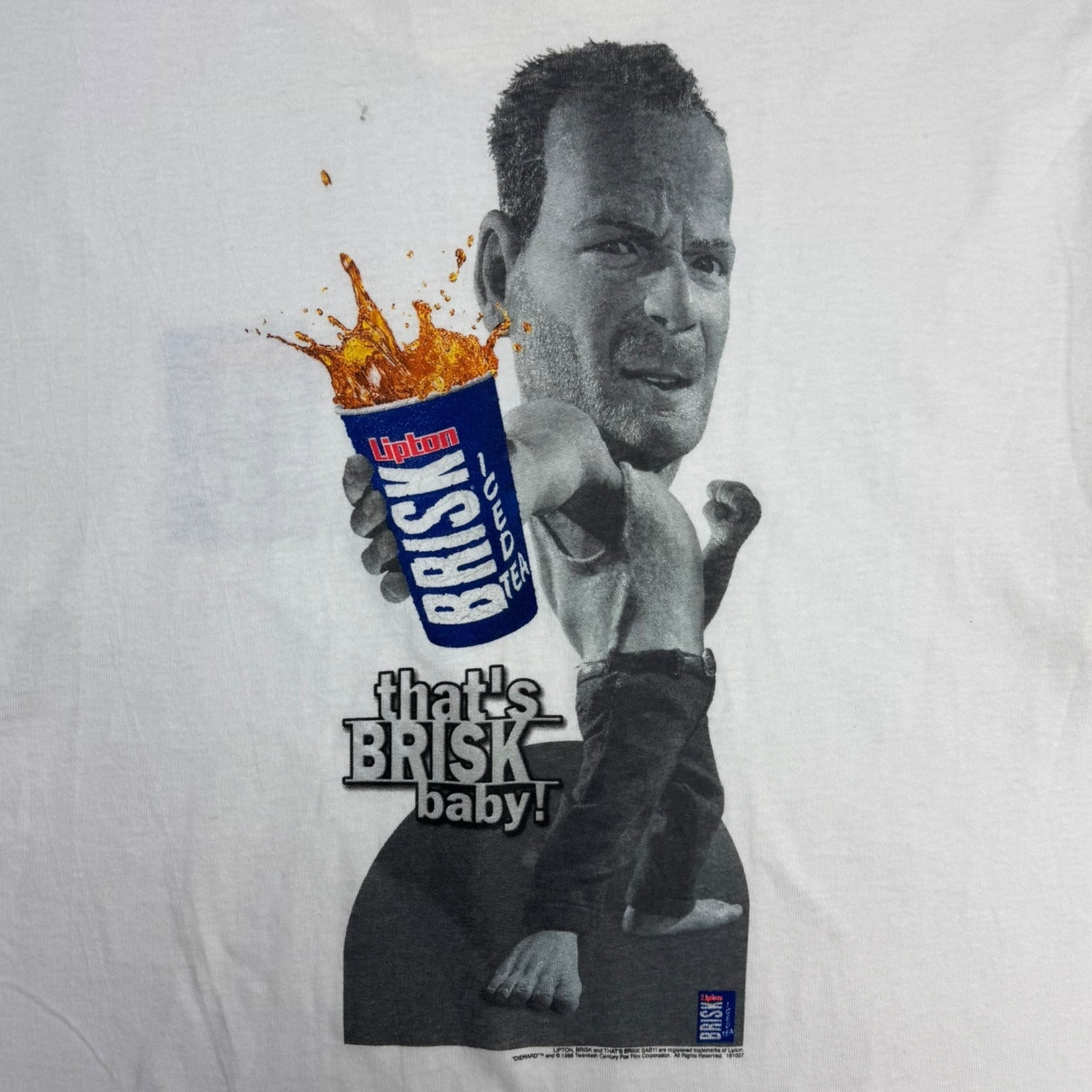 Vintage Brisk Iced Tea x Bruce Willis T-Shirt