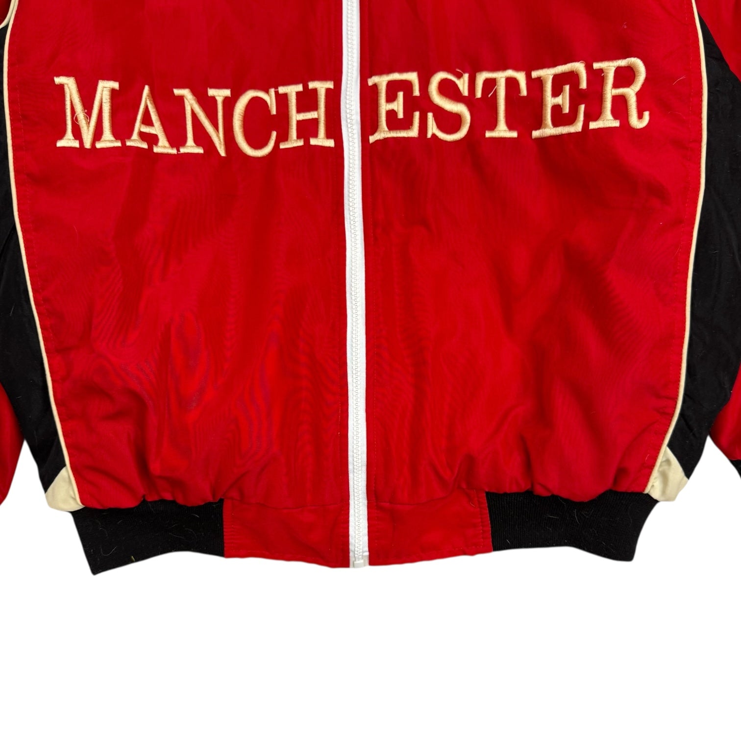 Vintage Manchester United Football Jacket Red