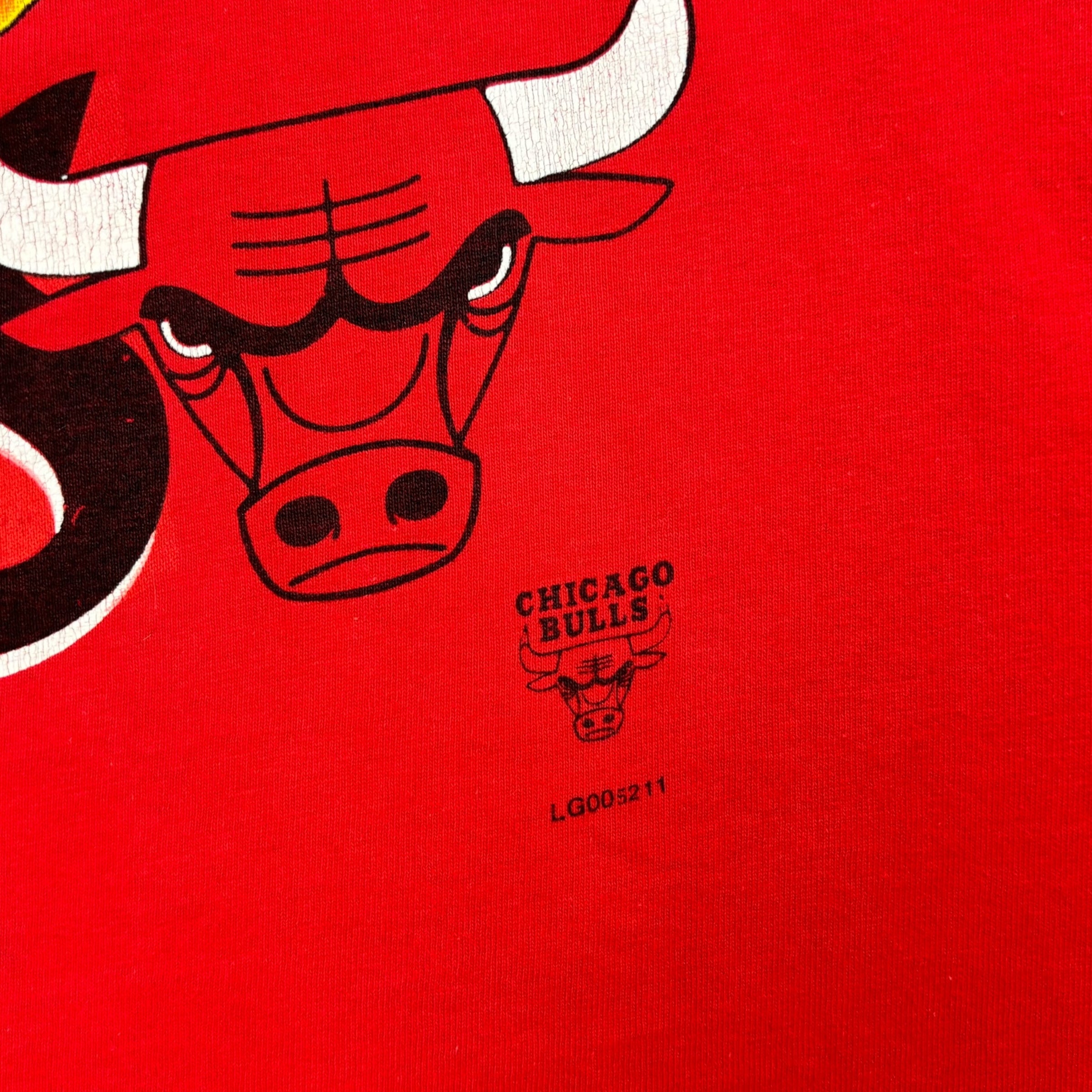 Vintage Chicago Bulls Basketball Tee Red