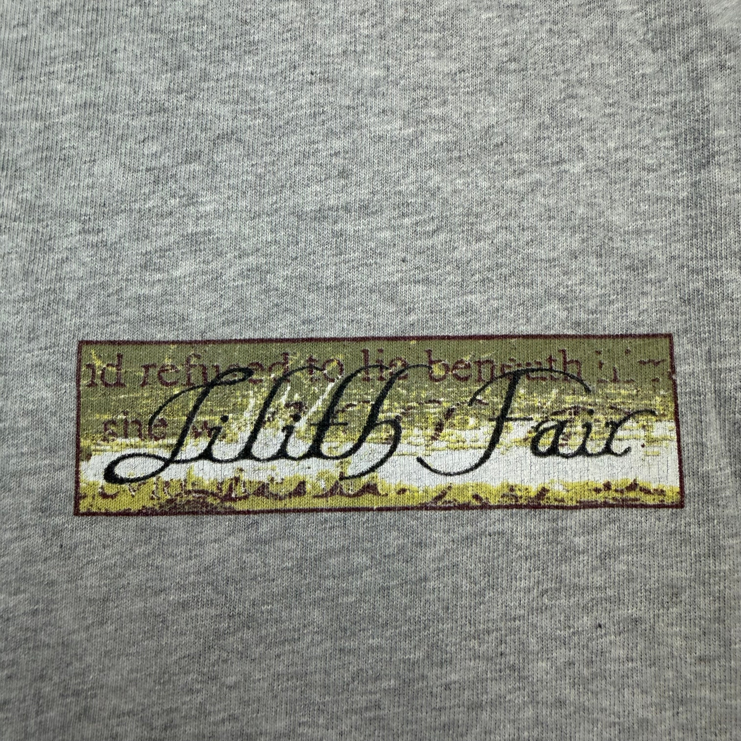 Vintage Lilith Fair Ringer Tour Tee Grey